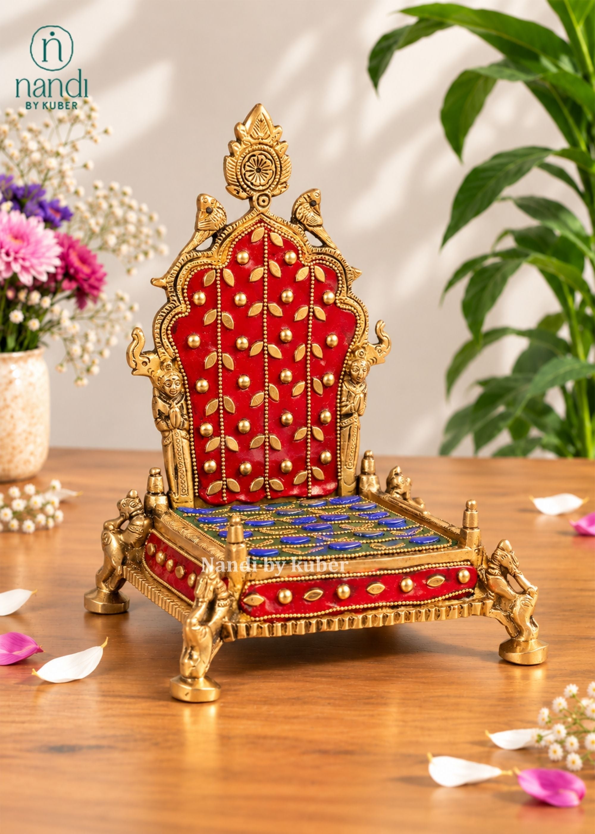 Brass Sinhasan