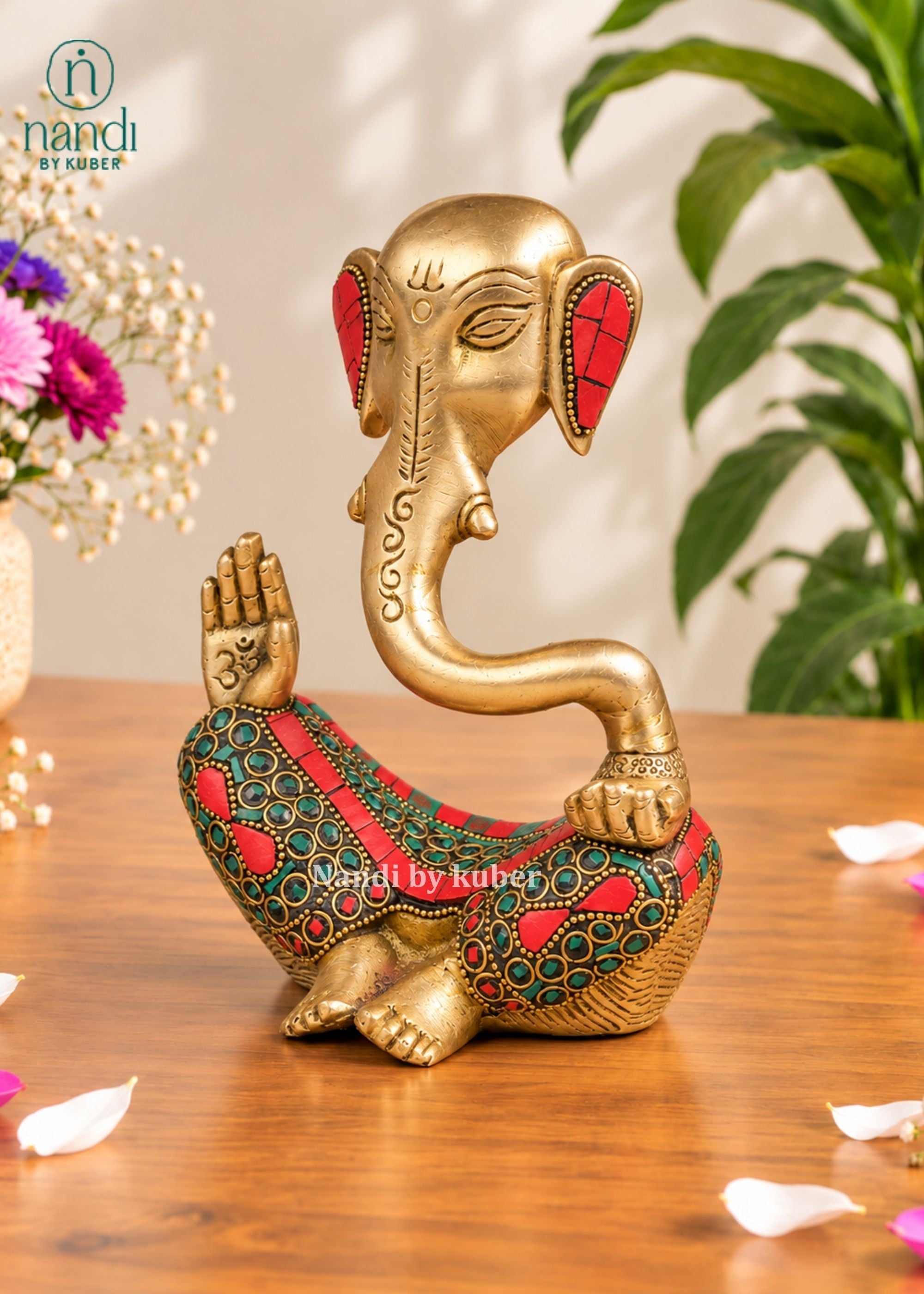 Brass Modern Ganesha
