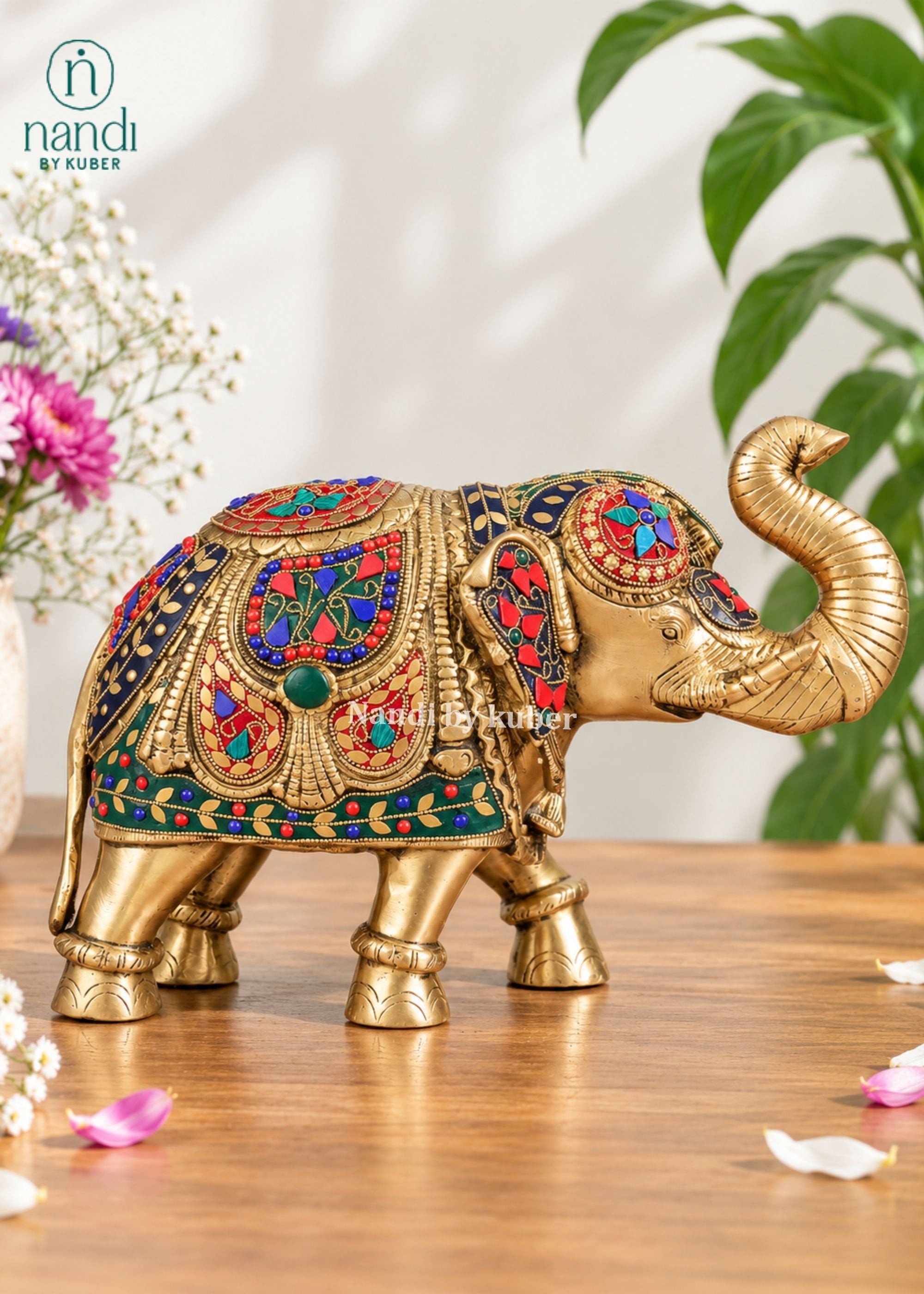 Brass Elephant - angle 3