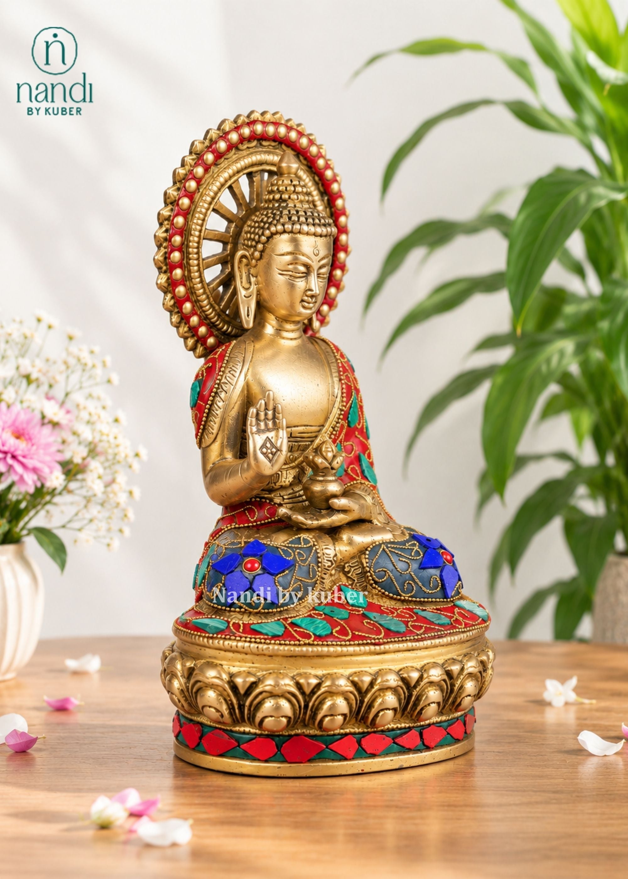 Brass Buddha Sitting