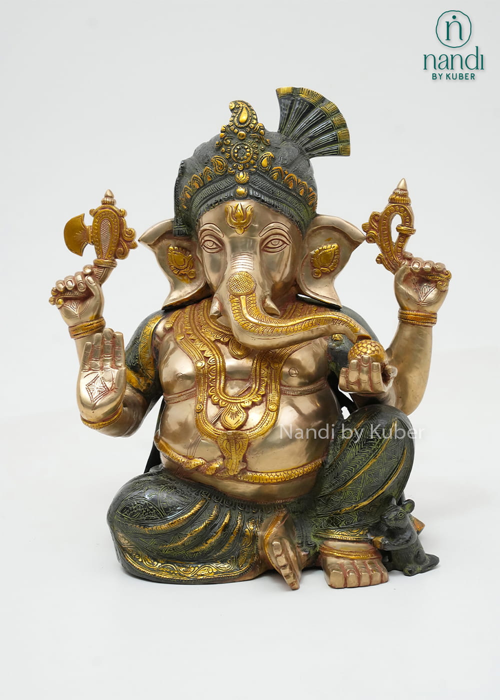 Brass Ganesha Pagdi