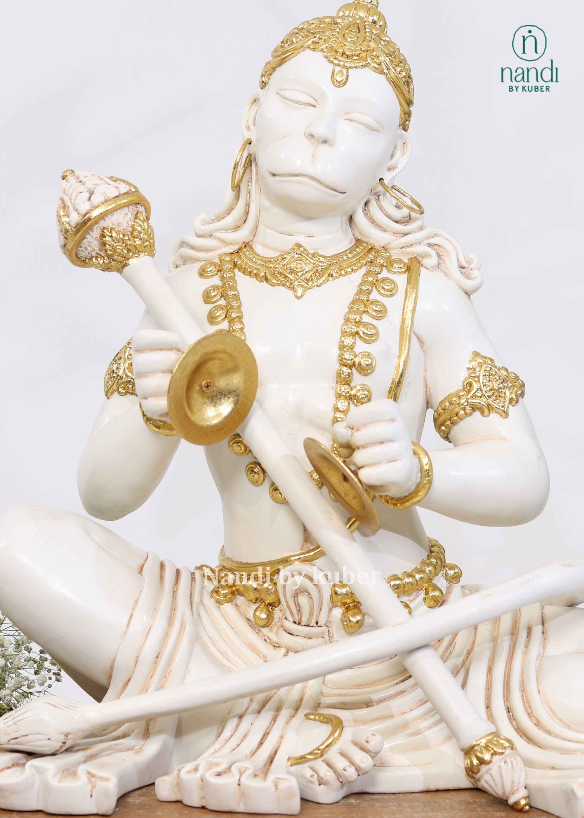Marble Dust Hanuman Dhyan Mudra - additional view 3