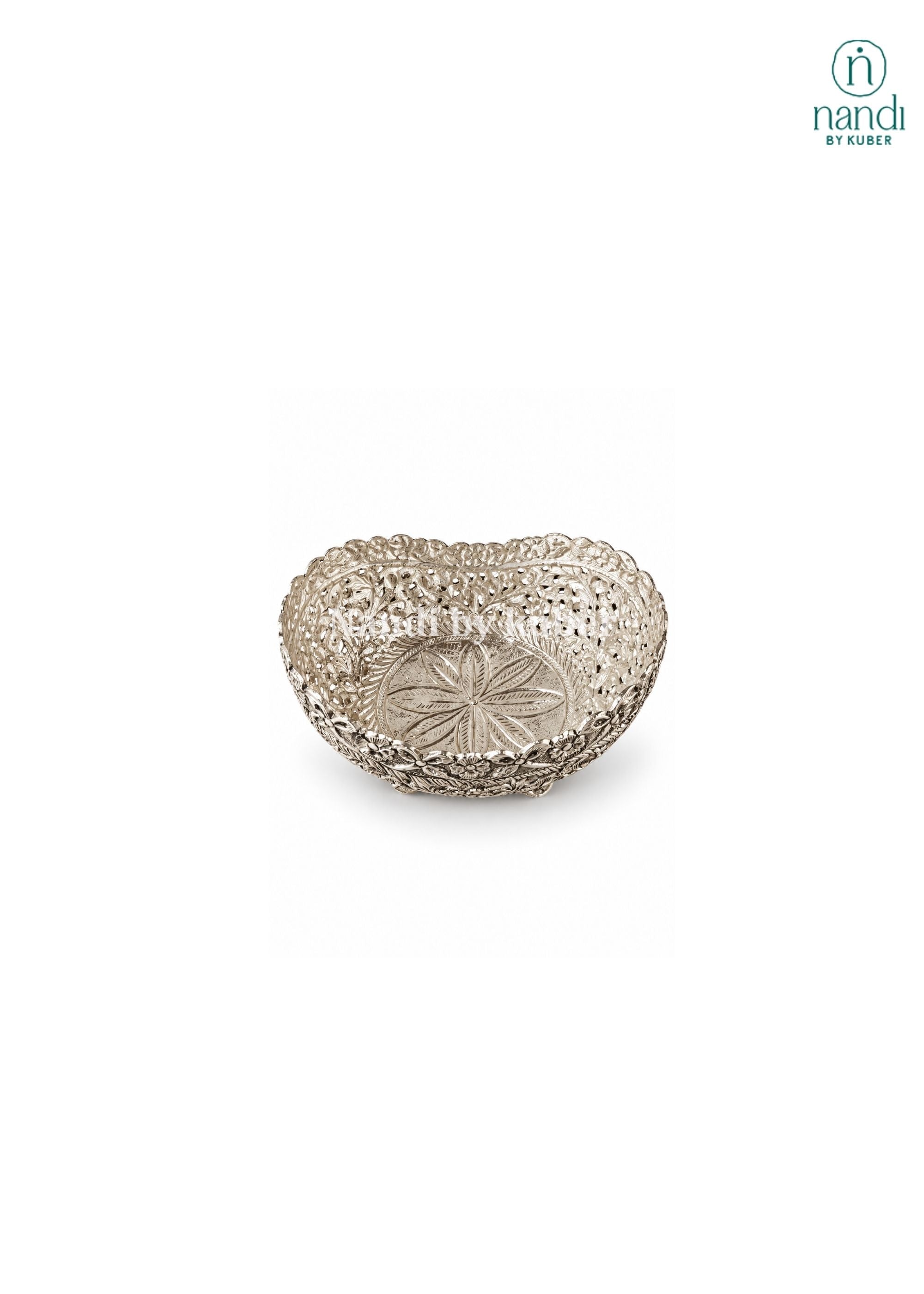 Metal Fruit Bowl - angle 3