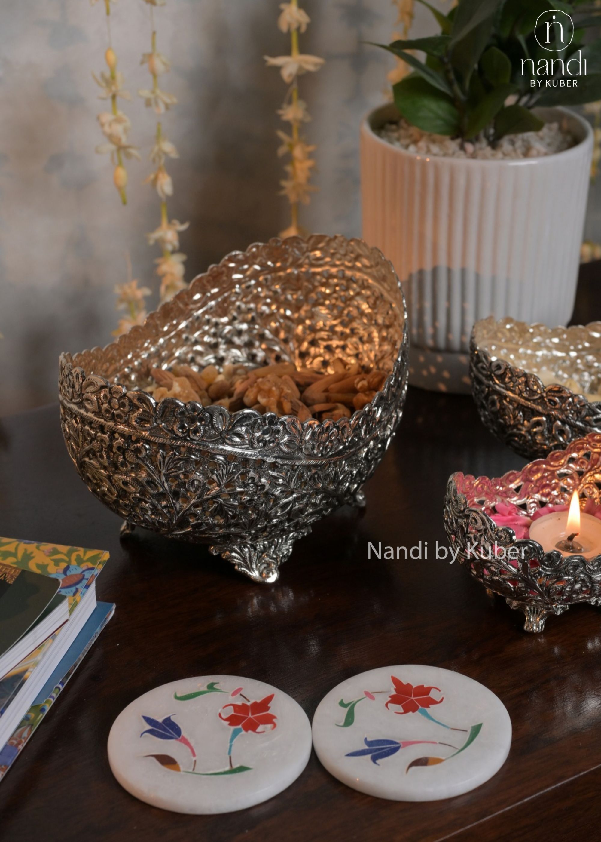 Metal Fruit Bowl Big