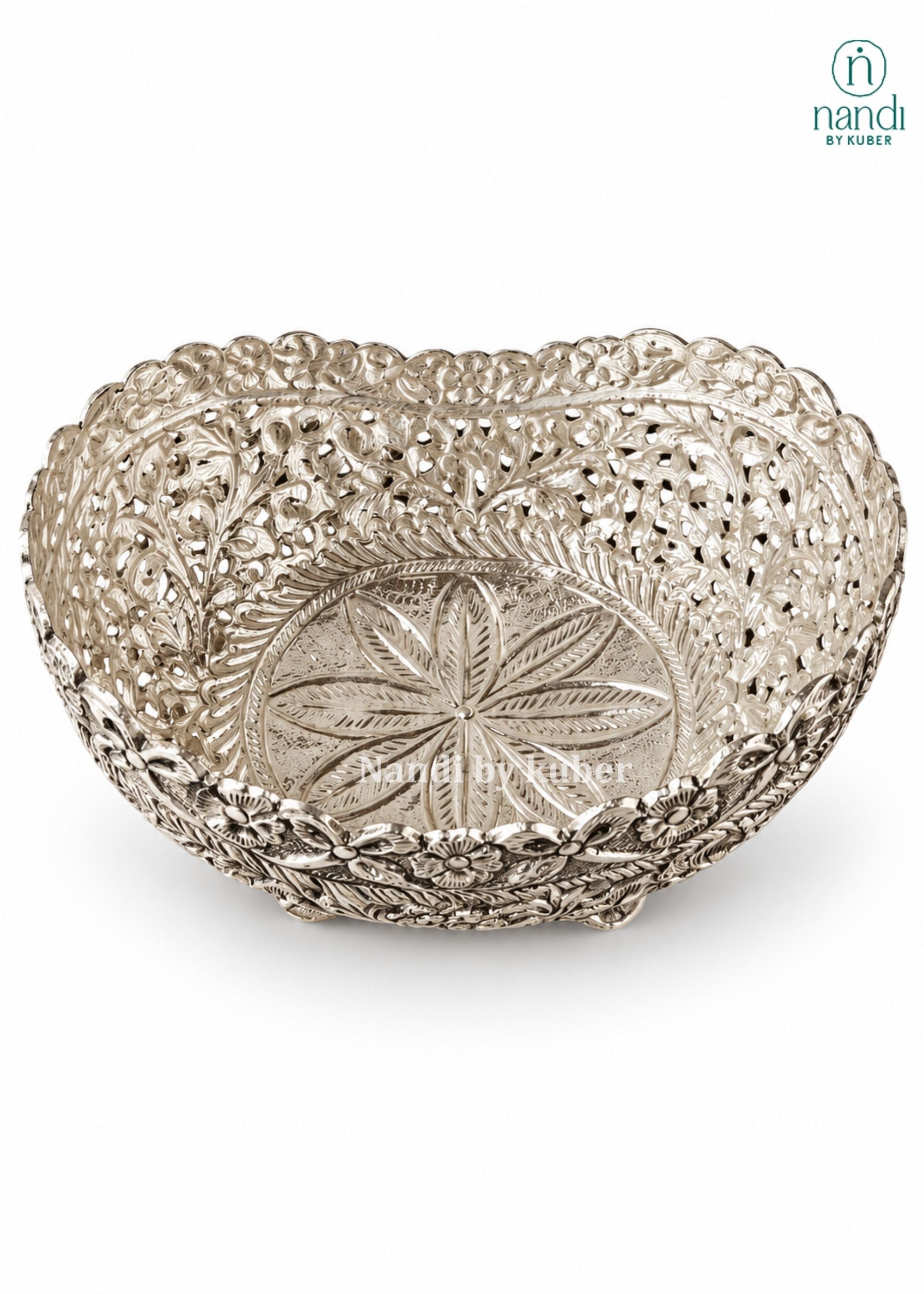 Metal Fruit Bowl - angle 3