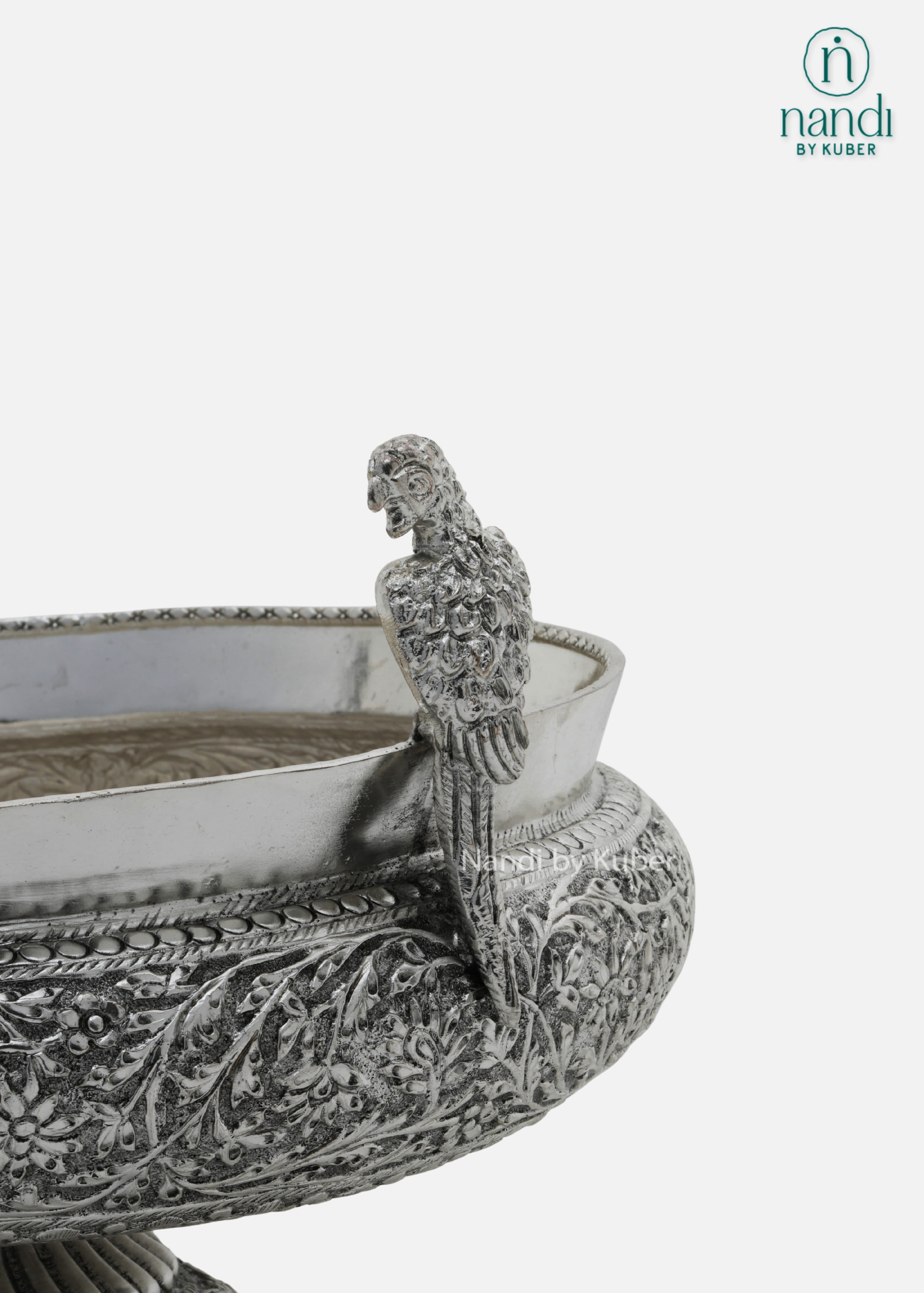Metal Parrot Urli