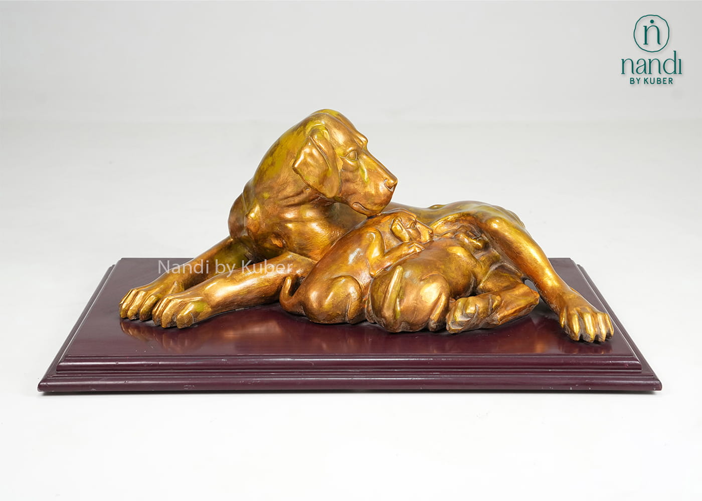 Marble Dog With Puppy