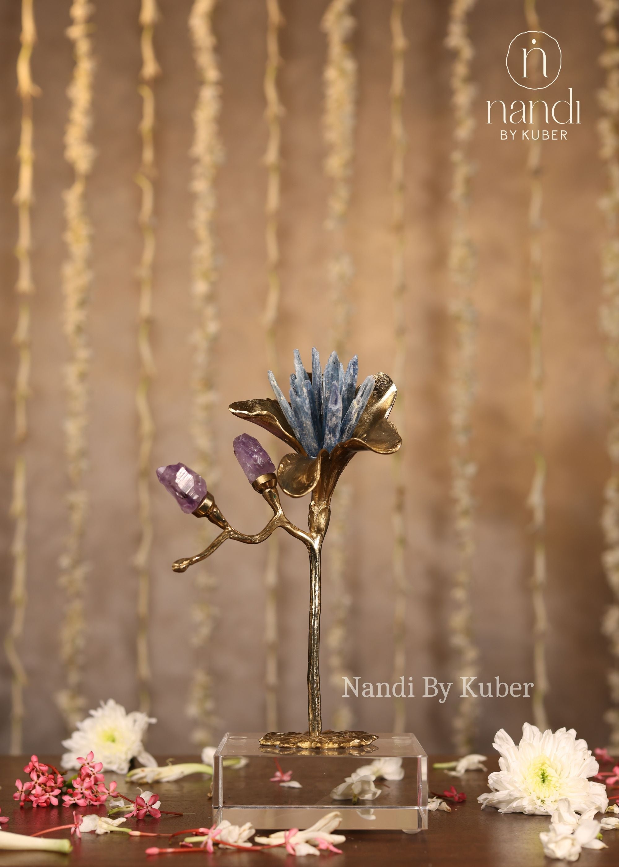 Kyanite Flower Cluster 8.5 inch - lifestyle view