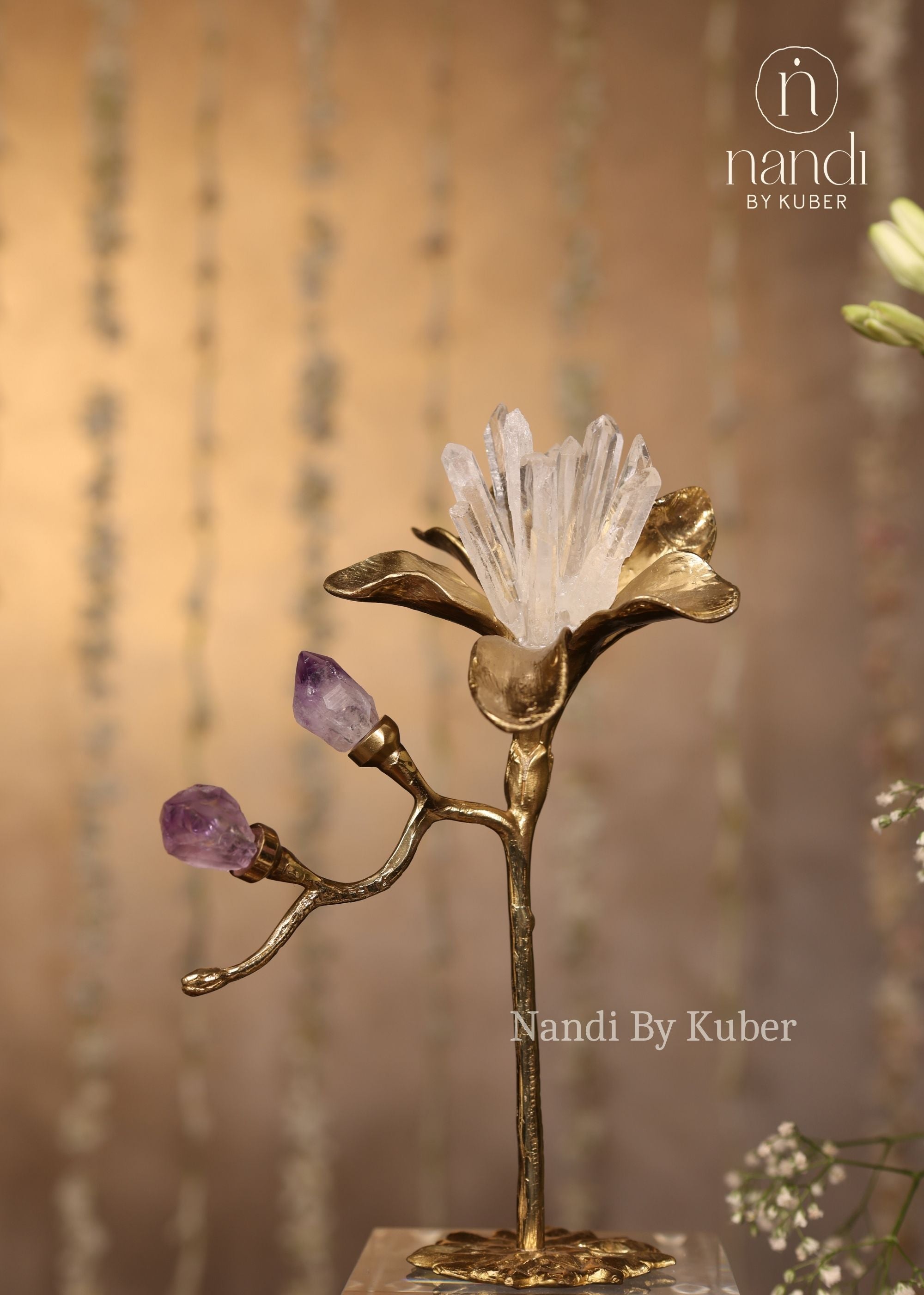 Kyanite Flower Cluster 10.5 inch - detail view