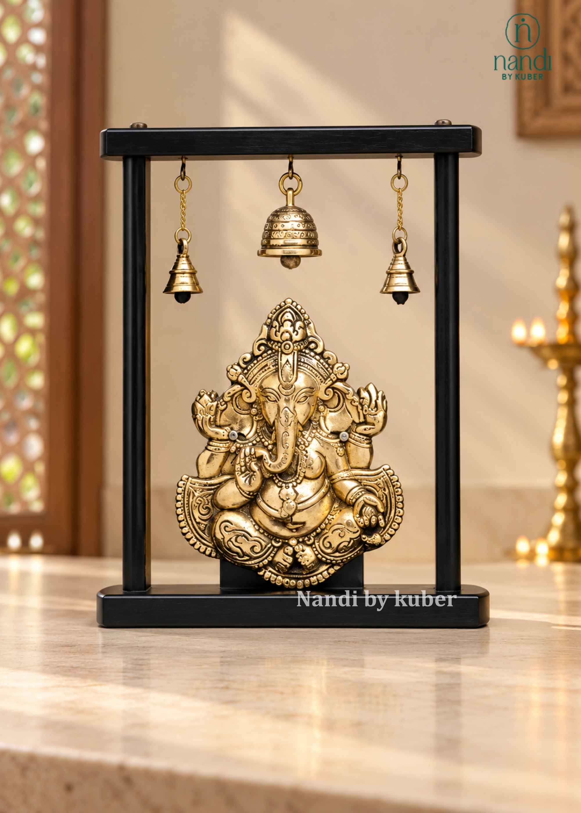 Brass Temple Ganesha