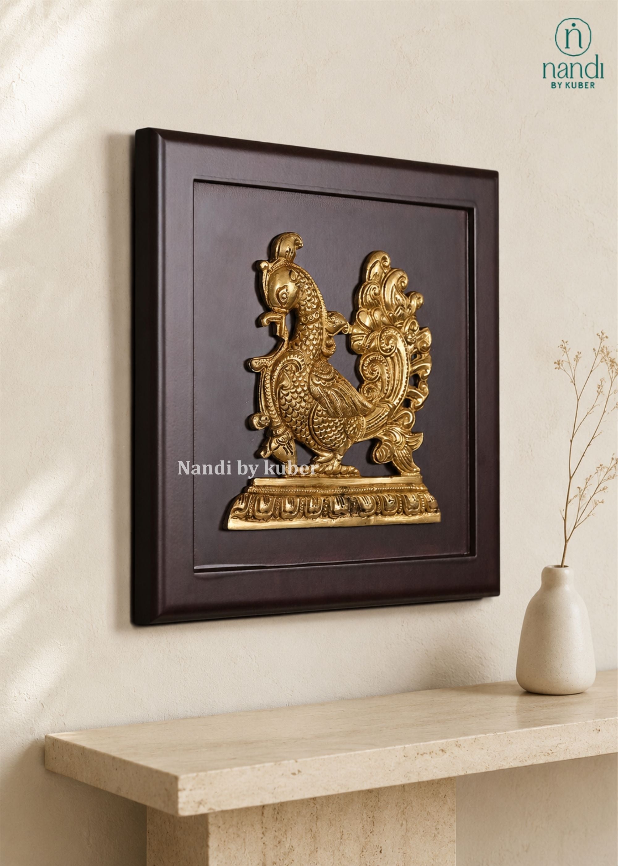 Brass Annam With Frame - lifestyle view