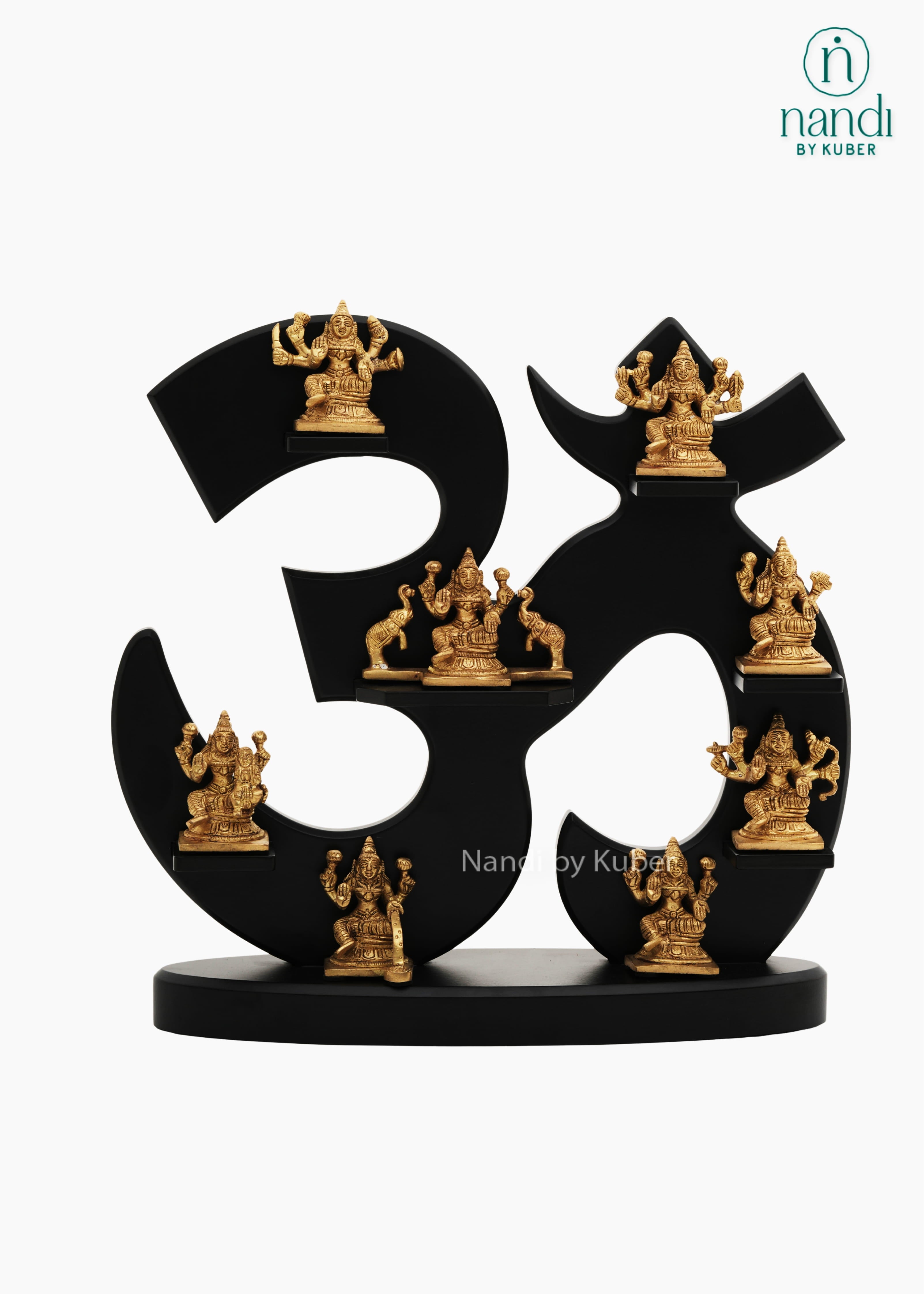 Brass Ashtalakshmi Om Frame