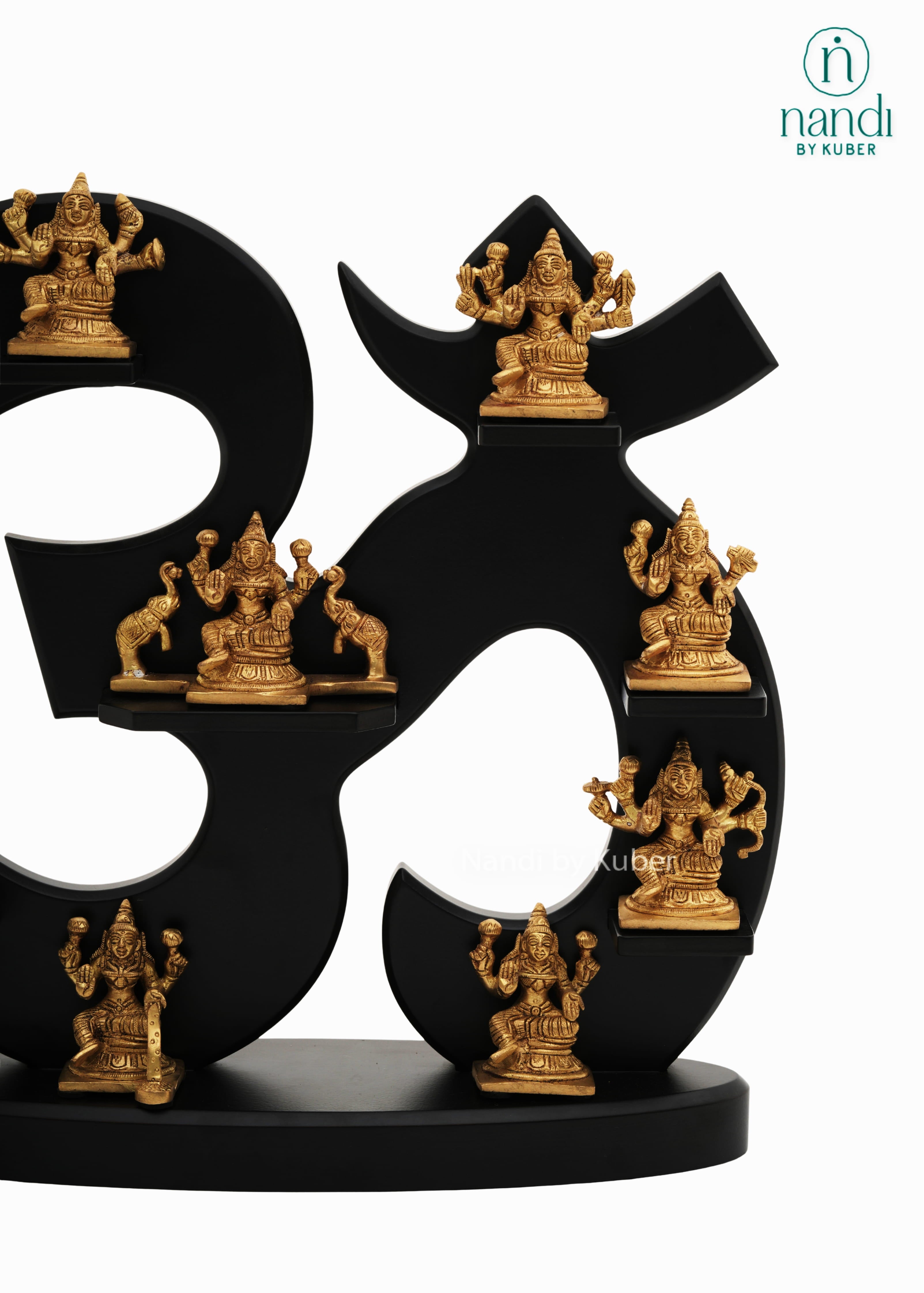 Brass Ashtalakshmi Om Frame