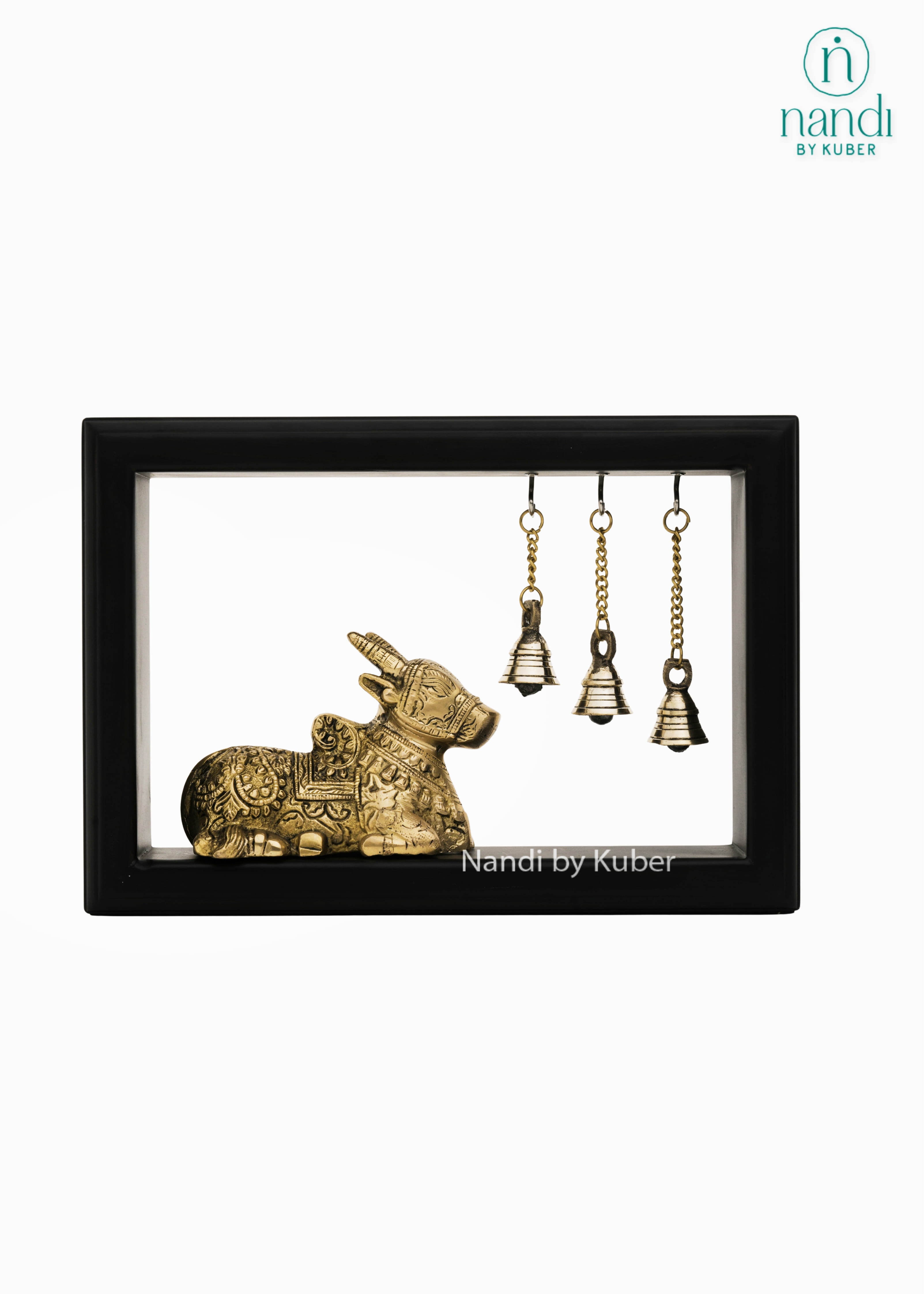 Brass Nandi With Frame
