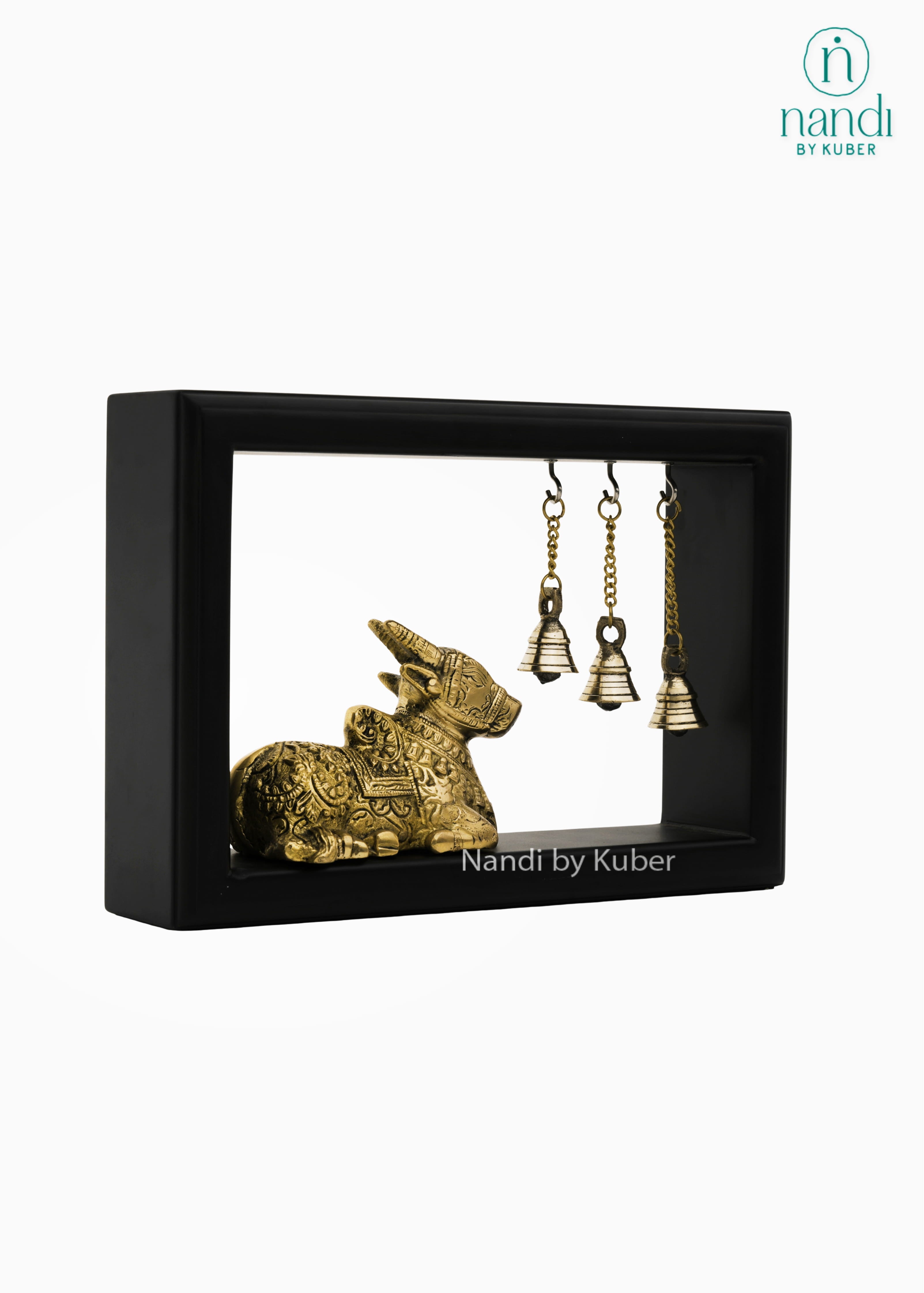 Brass Nandi With Frame