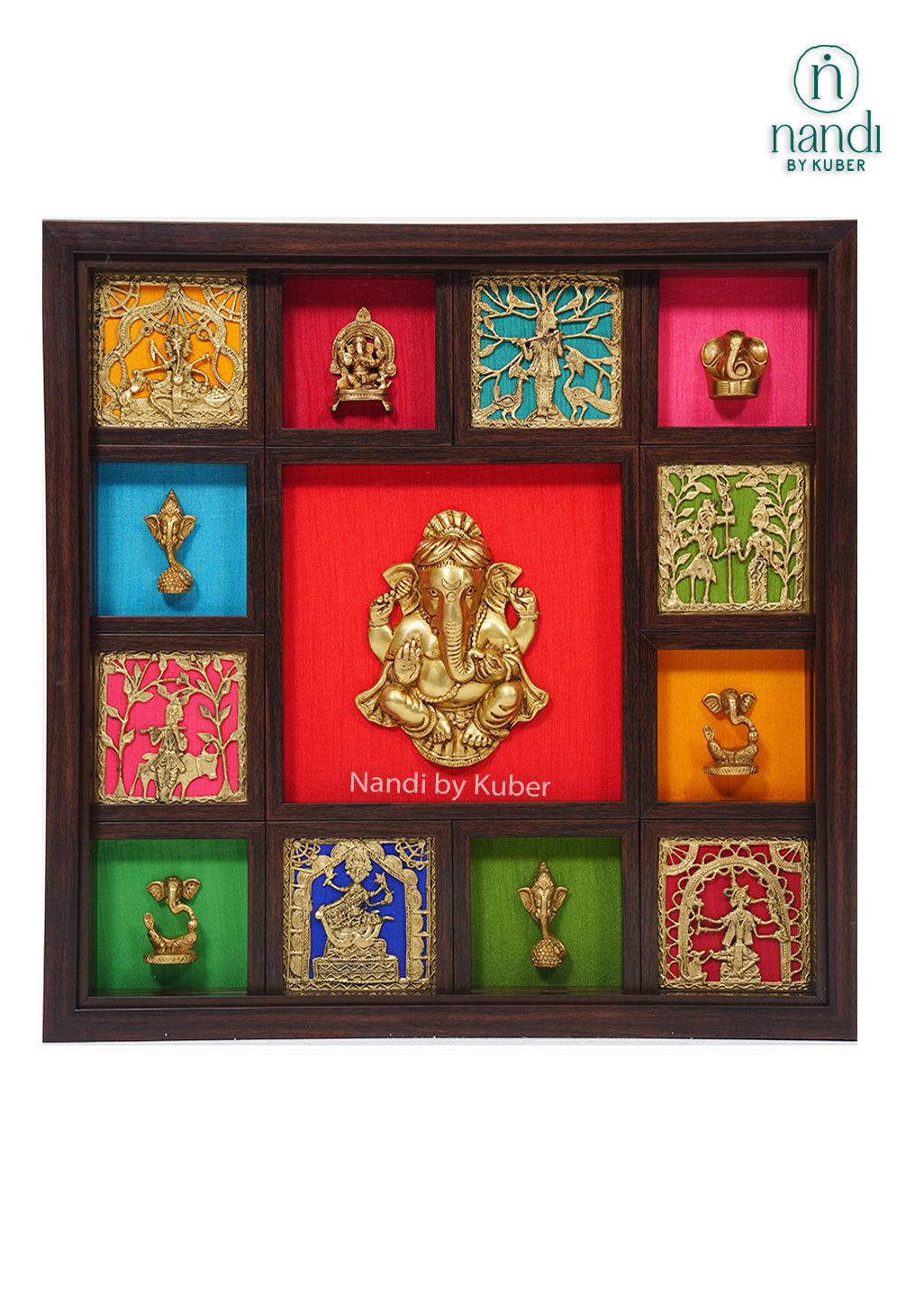 Brass Ganesha Bastar Frame
