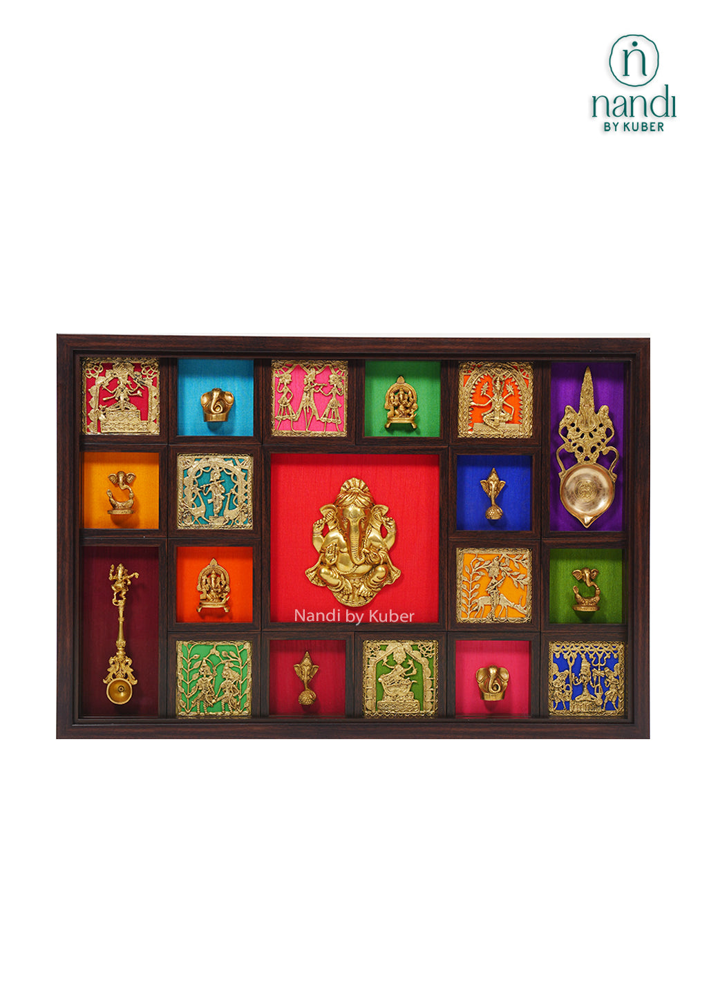 Brass Ganesha Bastar Frame