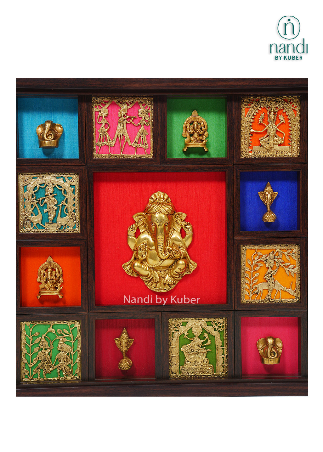 Brass Ganesha Bastar Frame