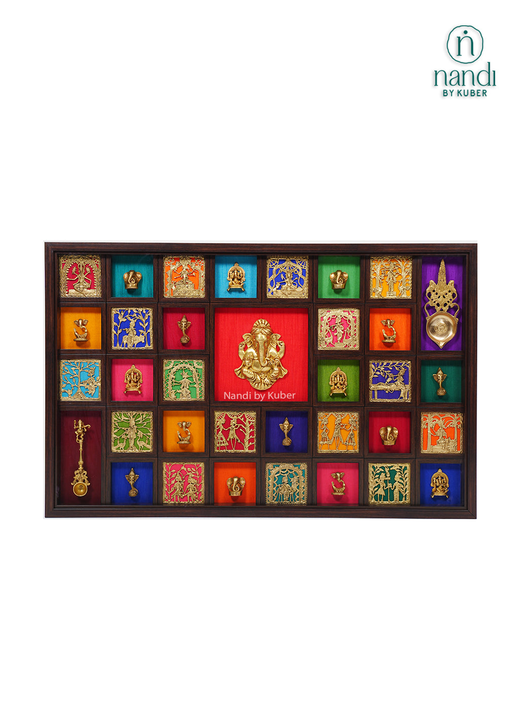 Brass Ganesha Bastar Frame