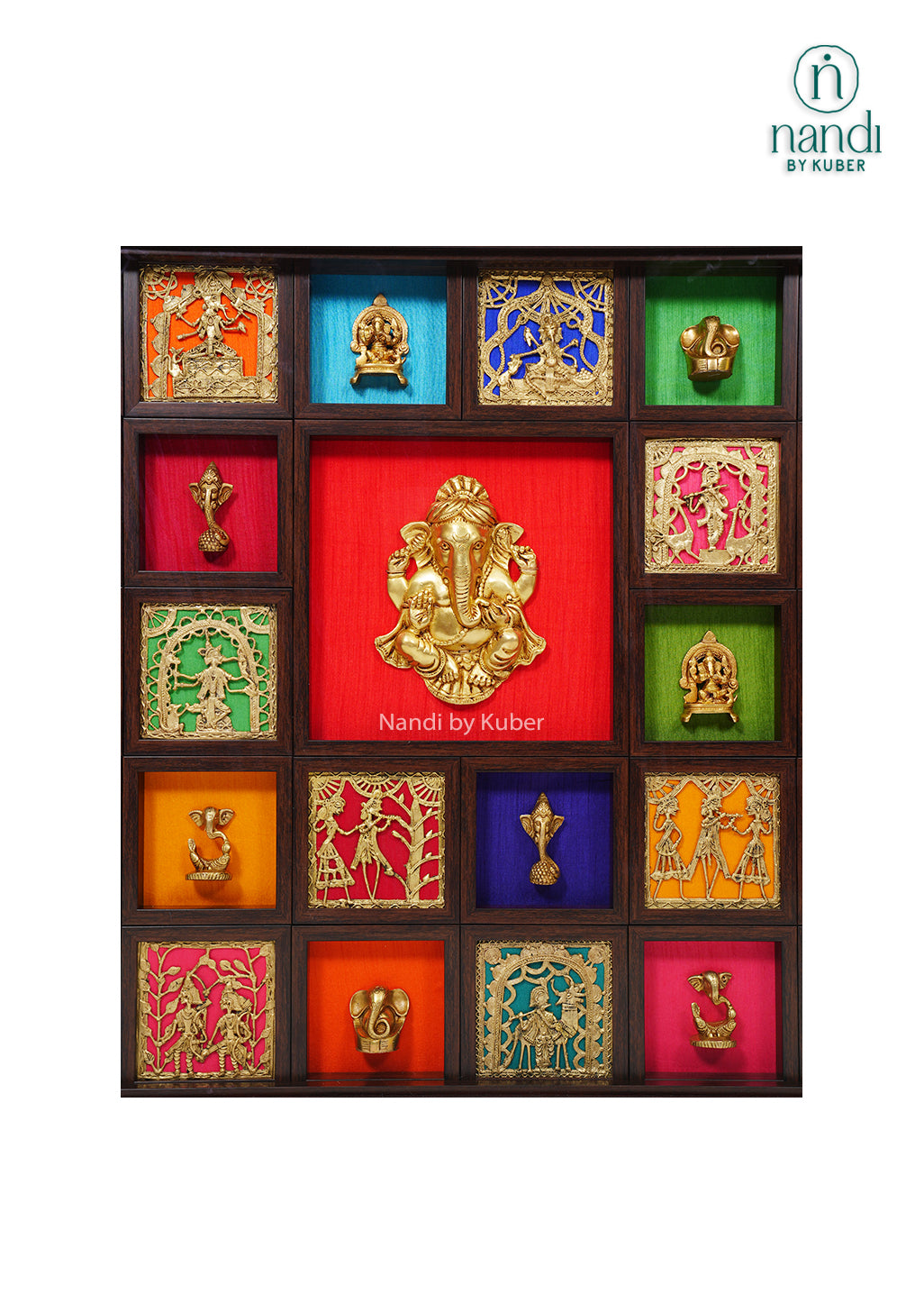 Brass Ganesha Bastar Frame