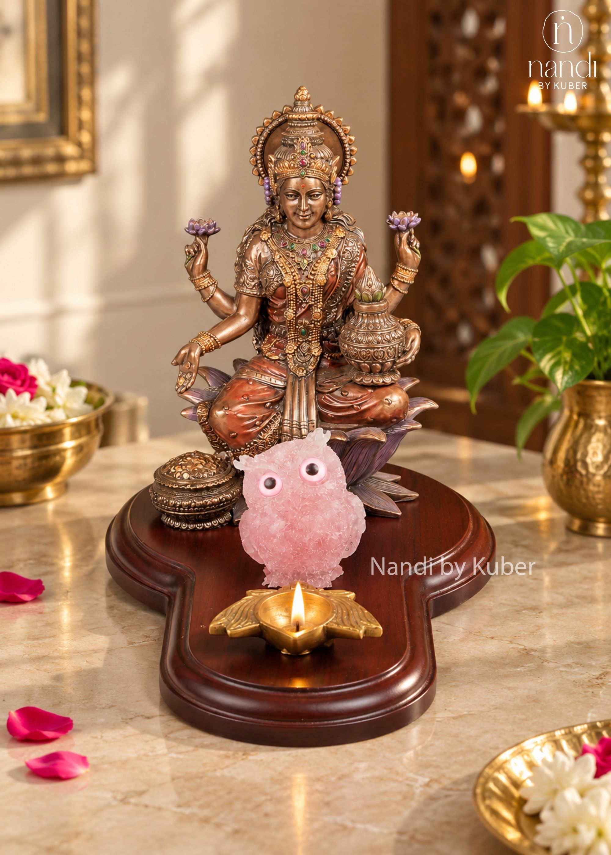 Polyresin Laxmi Ji On Vahan