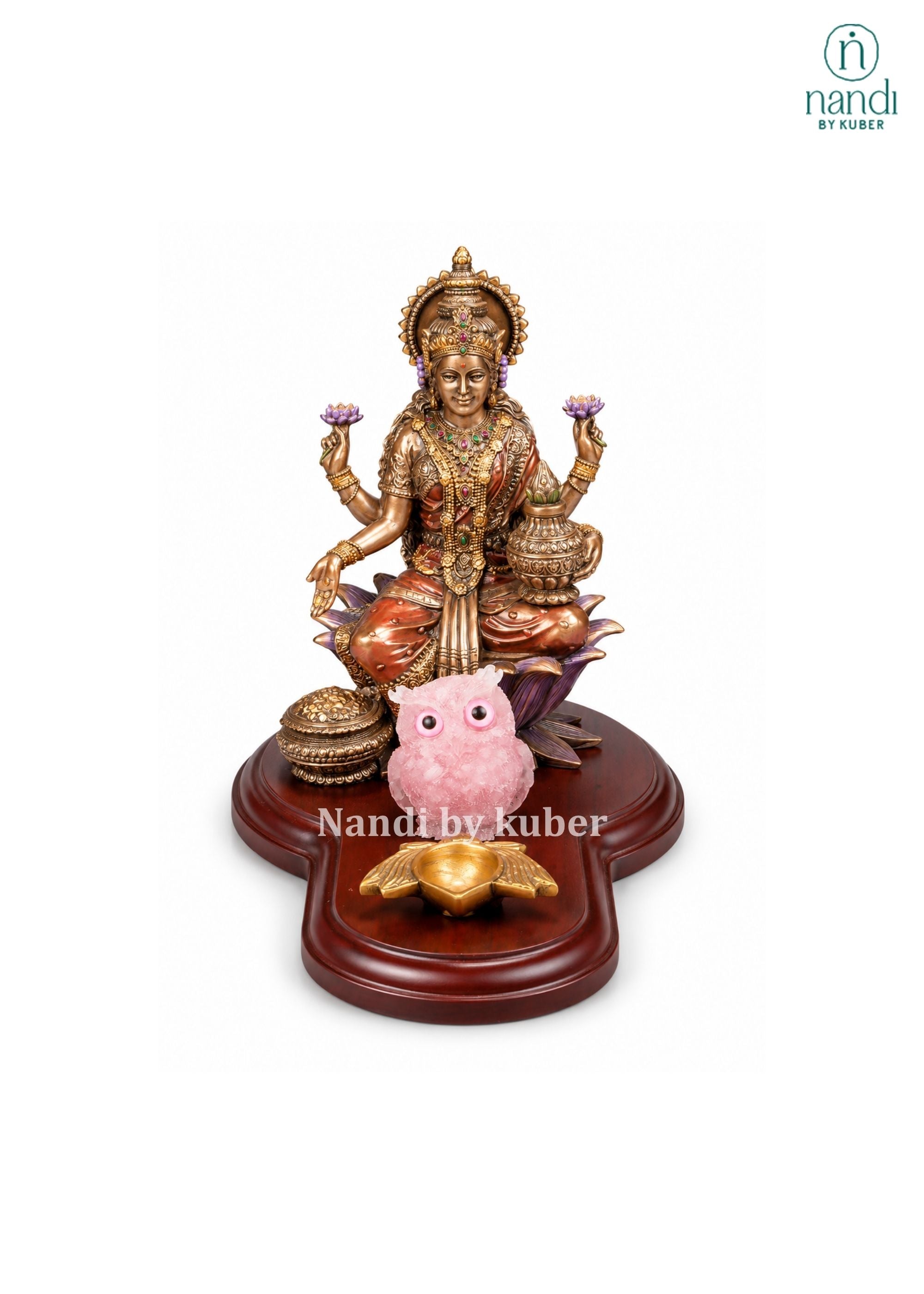 Polyresin Laxmi Ji On Vahan - angle 2