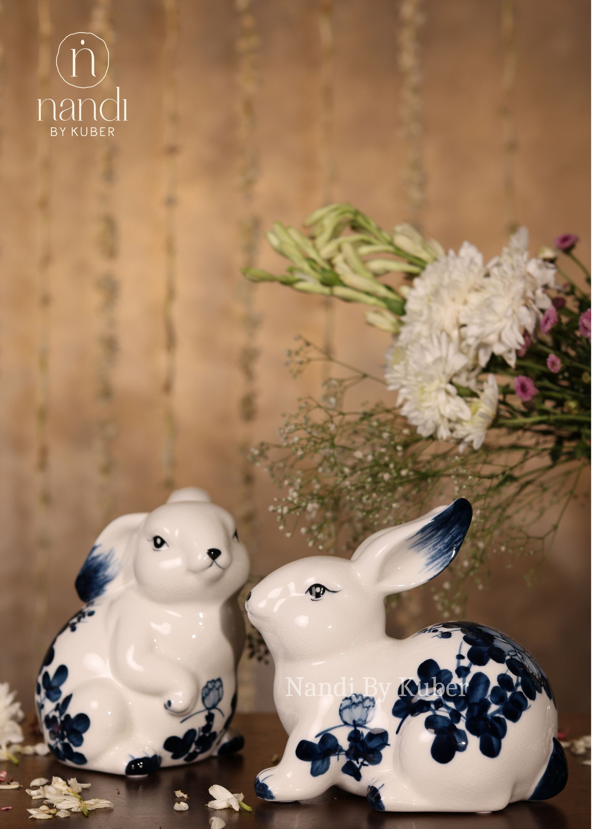 Ceramic Rabbit Set of 2 - additional view