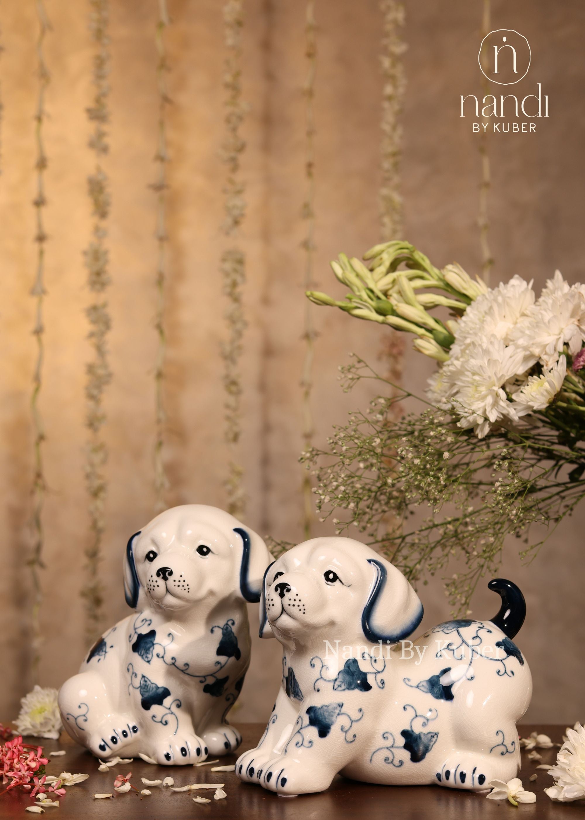 Ceramic Dog Set of 2 - additional view