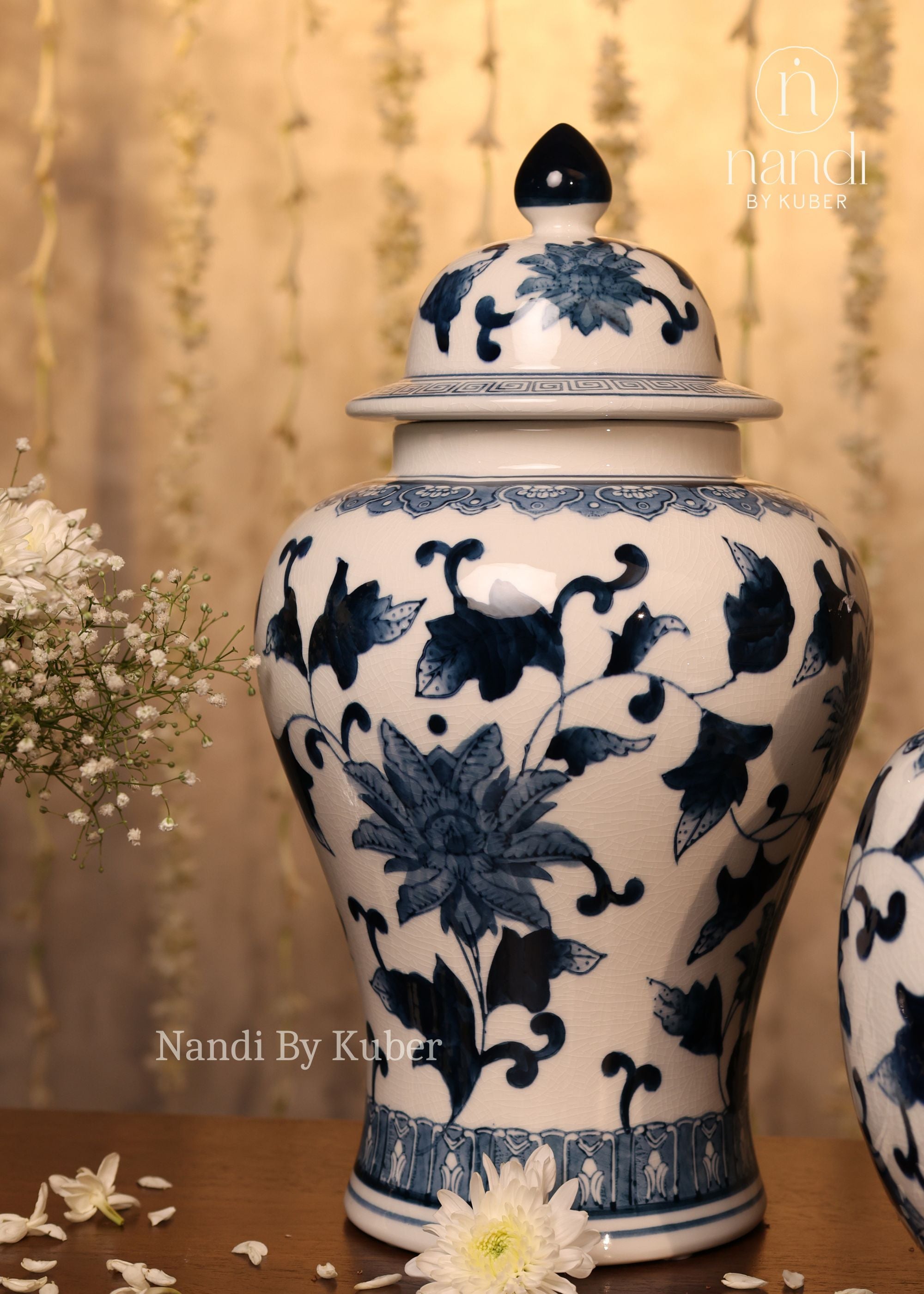 Ceramic Pot 14 inch - front view