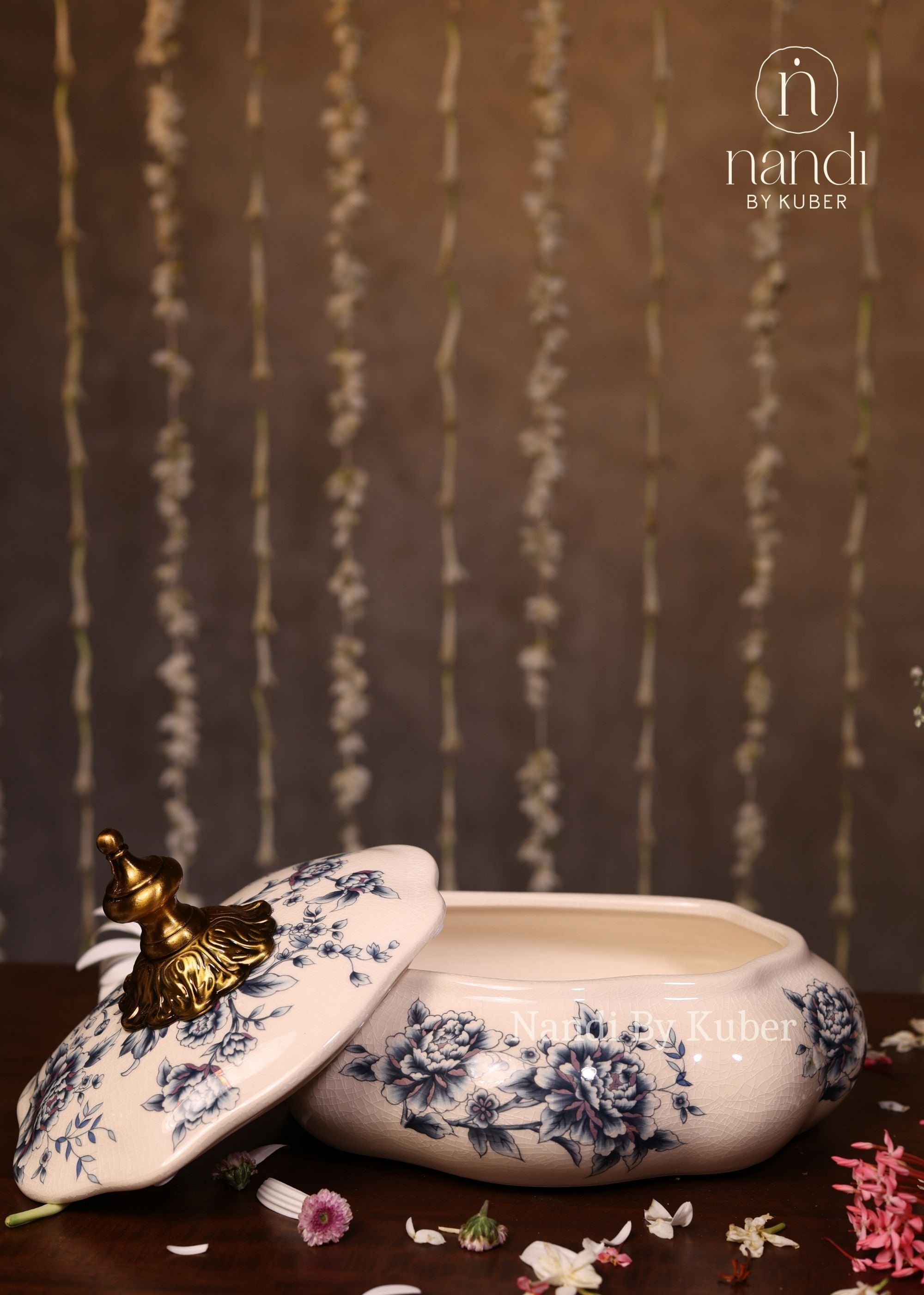 Ceramic Oval Box - lifestyle view