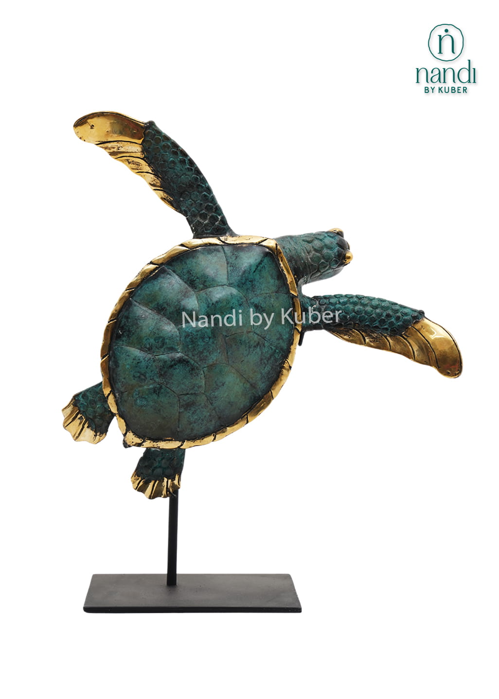 Brass Tortoise With Stand