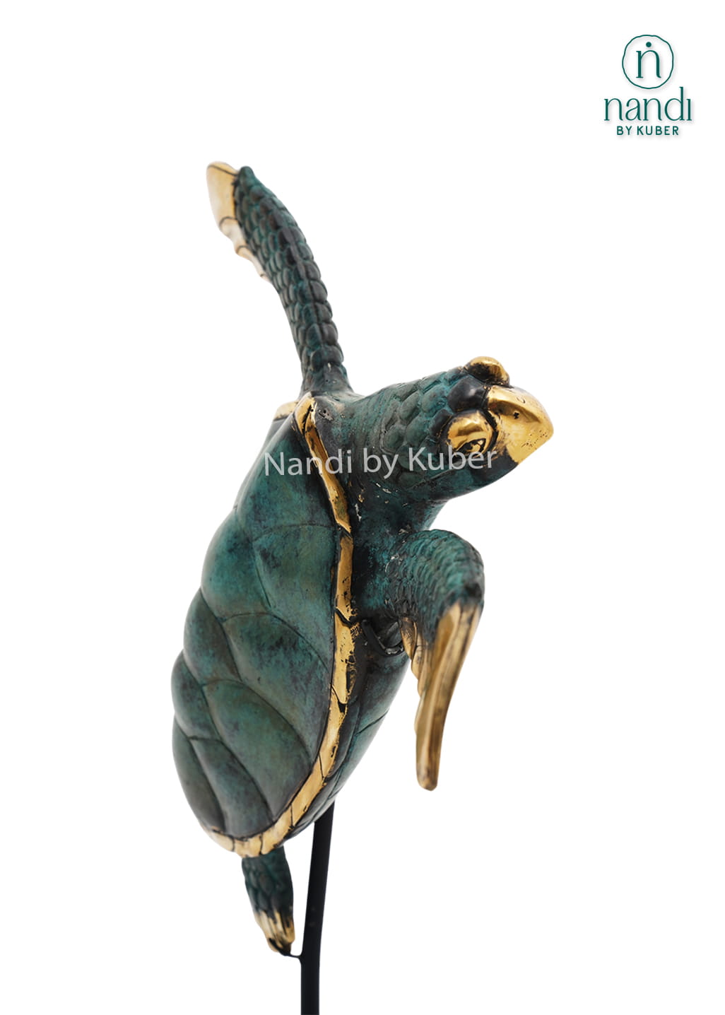 Brass Tortoise With Stand