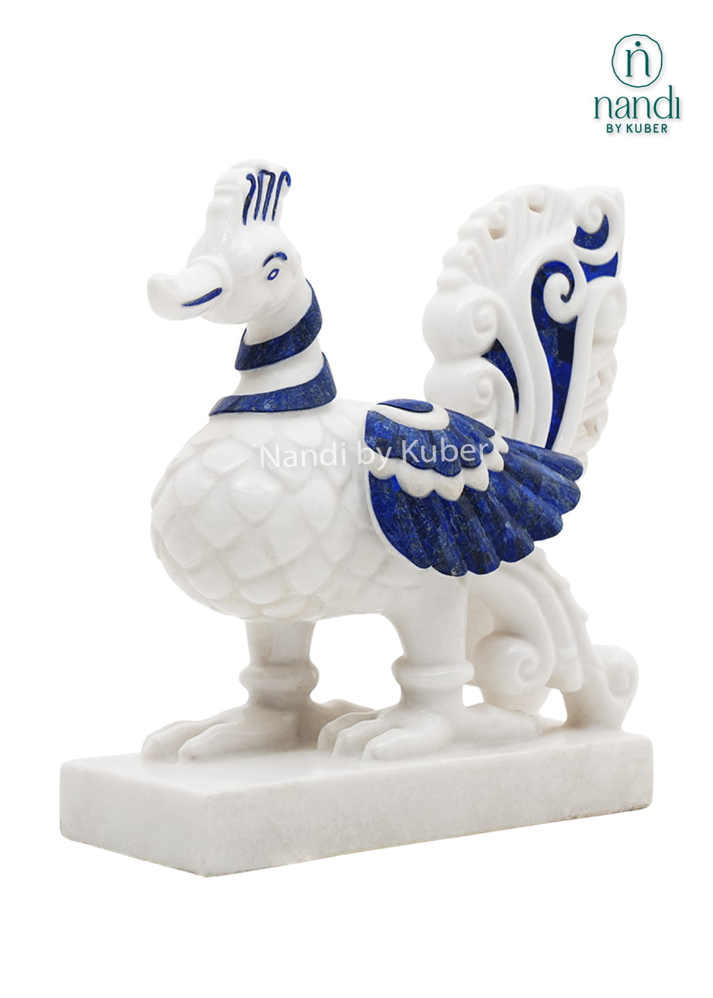 Marble Annam Pakshi Lapis Work