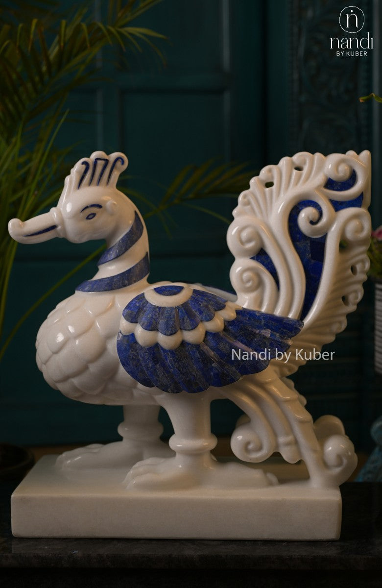 Marble Annam Pakshi Lapis Work