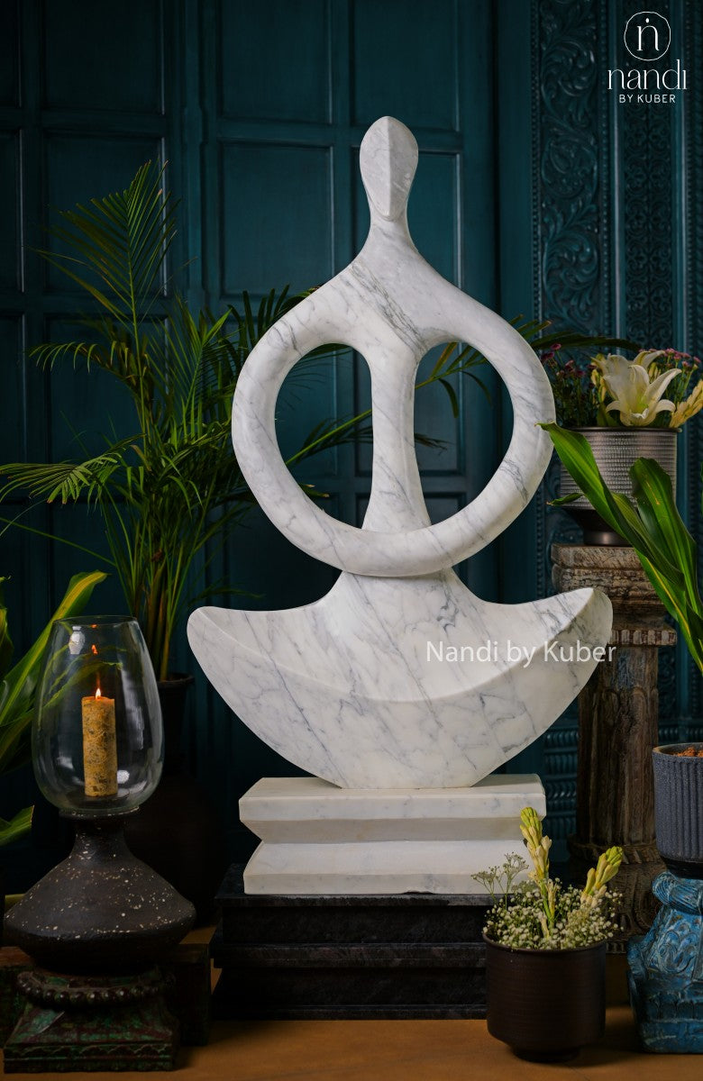 Marble Modern Meditation Posture
