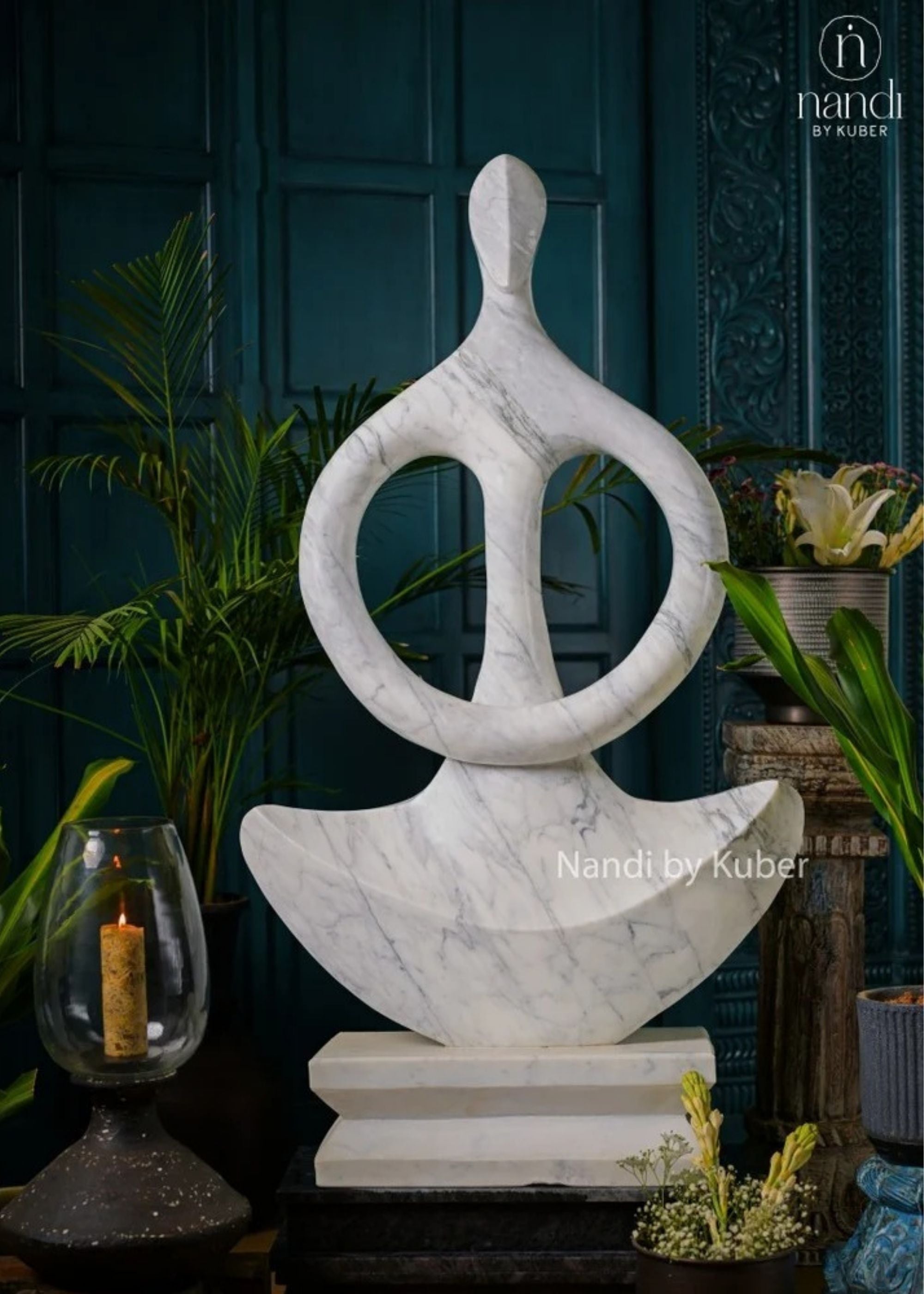 Marble Modern Meditation Posture