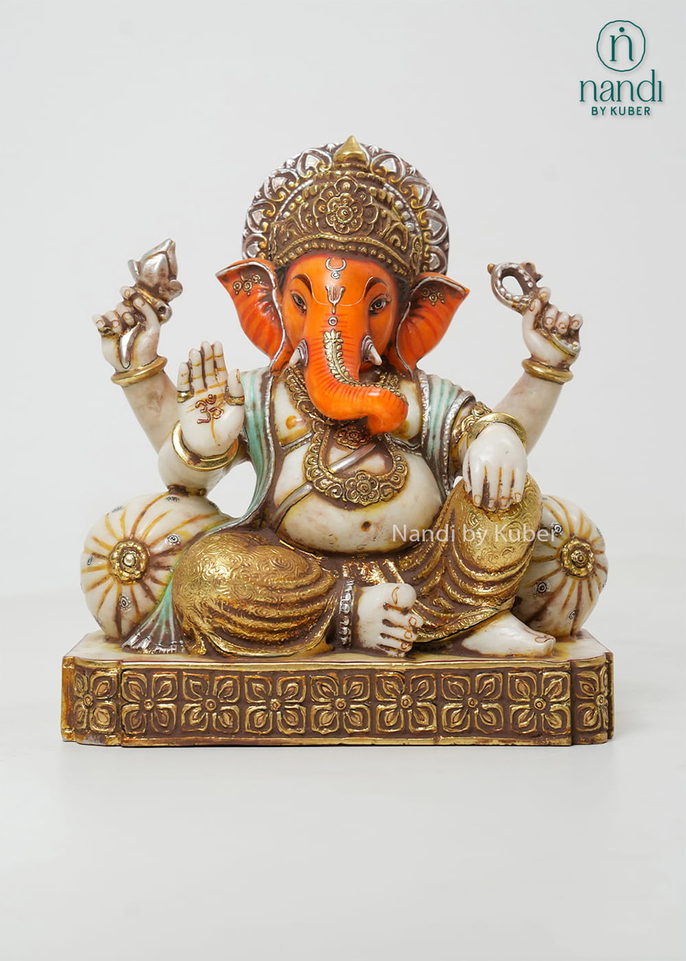 Marble Ganesha Sitting
