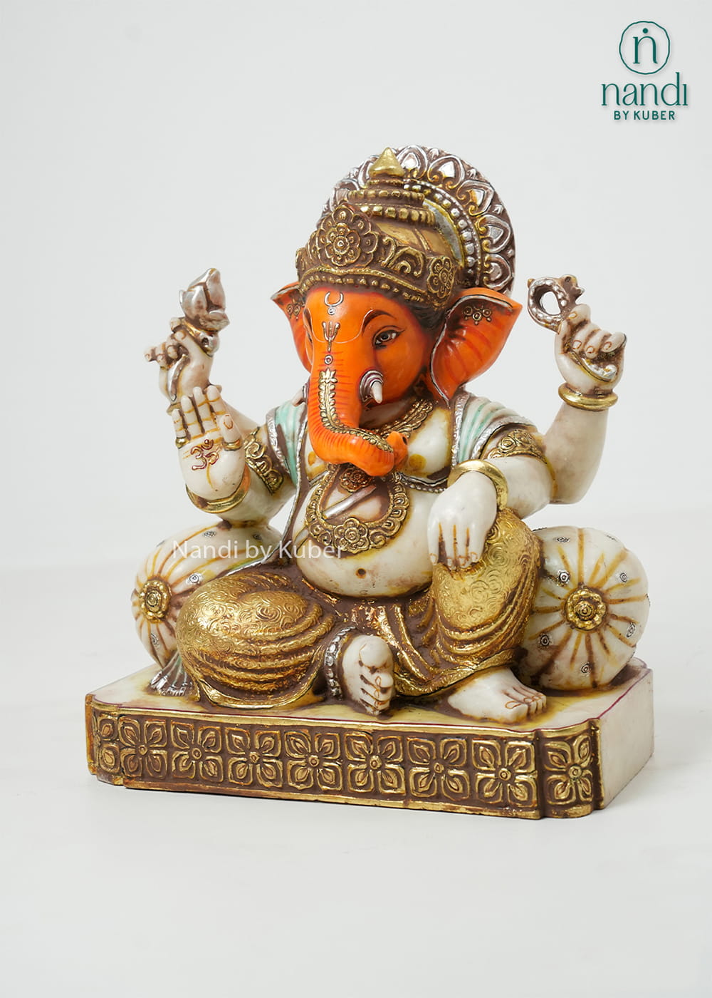 Marble Ganesha Sitting