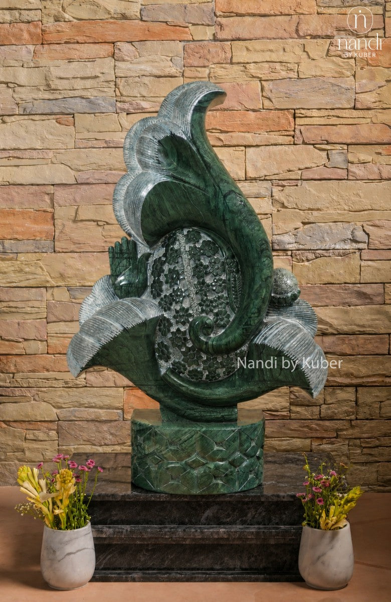 Ganesha Green Stone