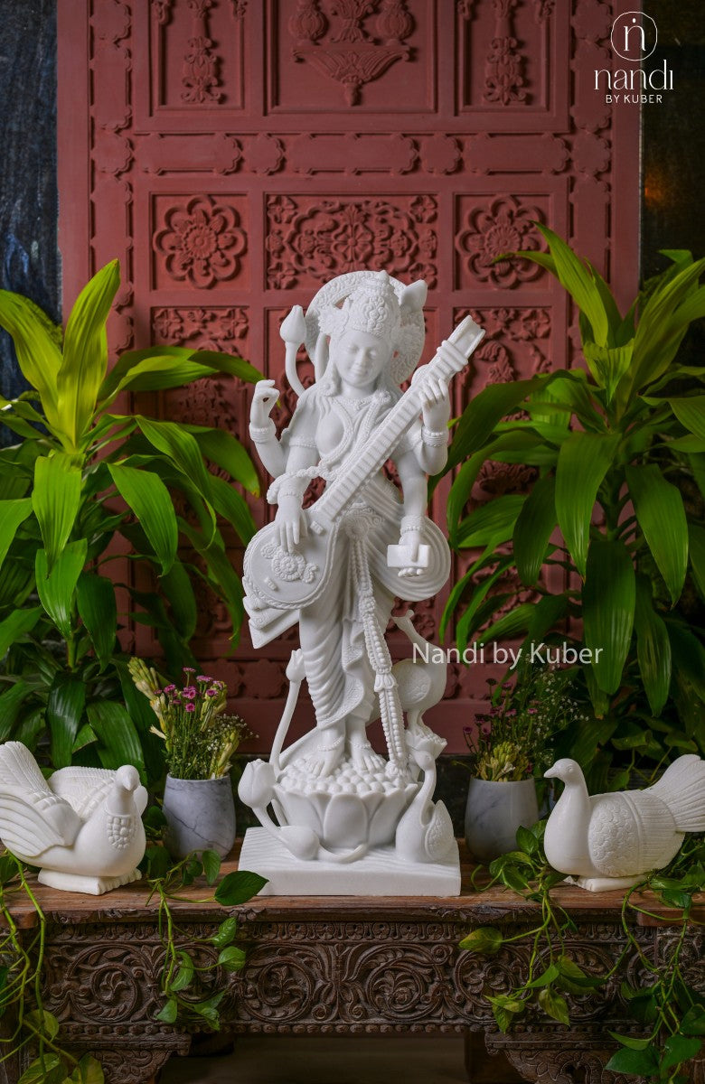 Marble Saraswati