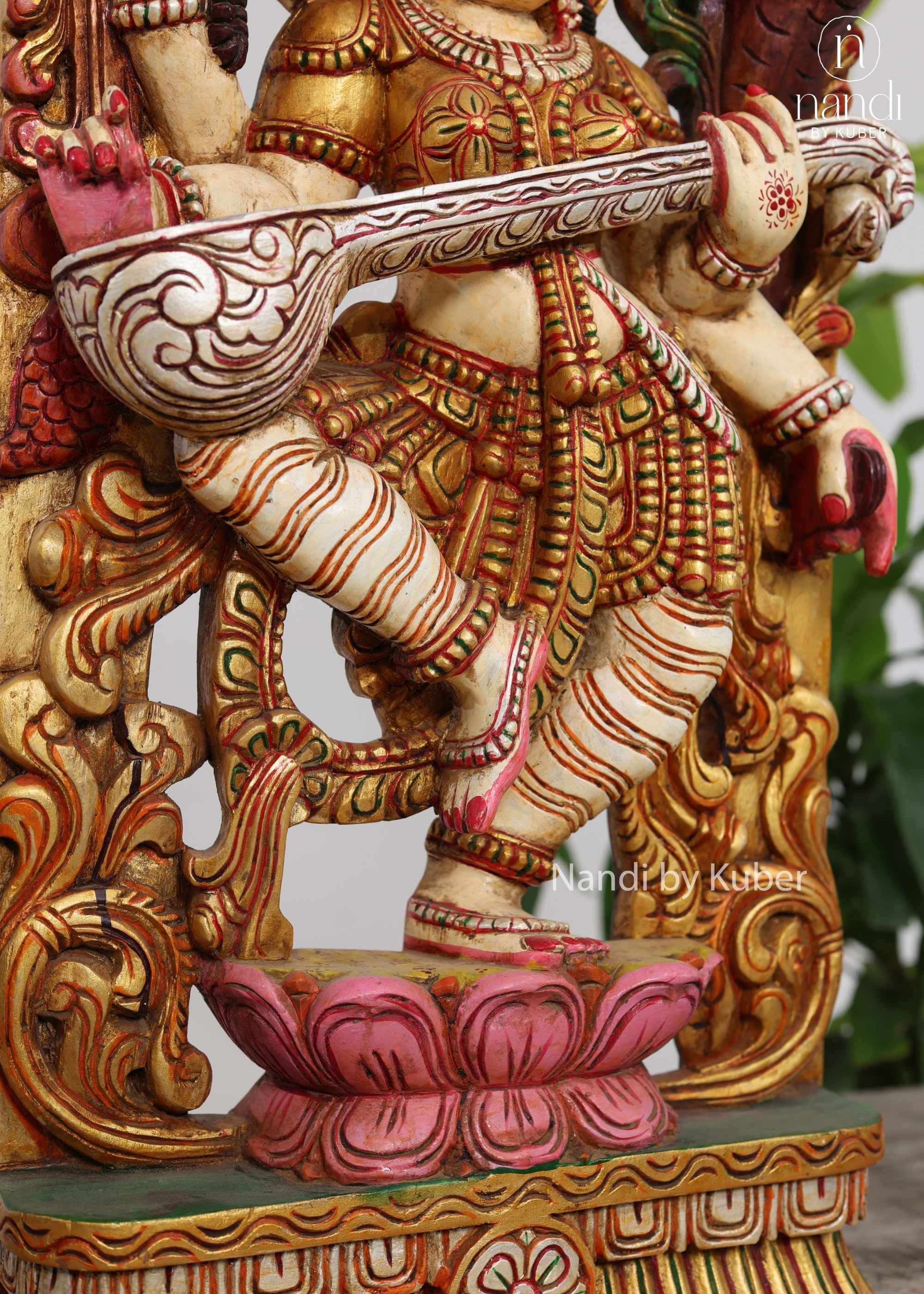 Wood Arch Saraswati - view 3