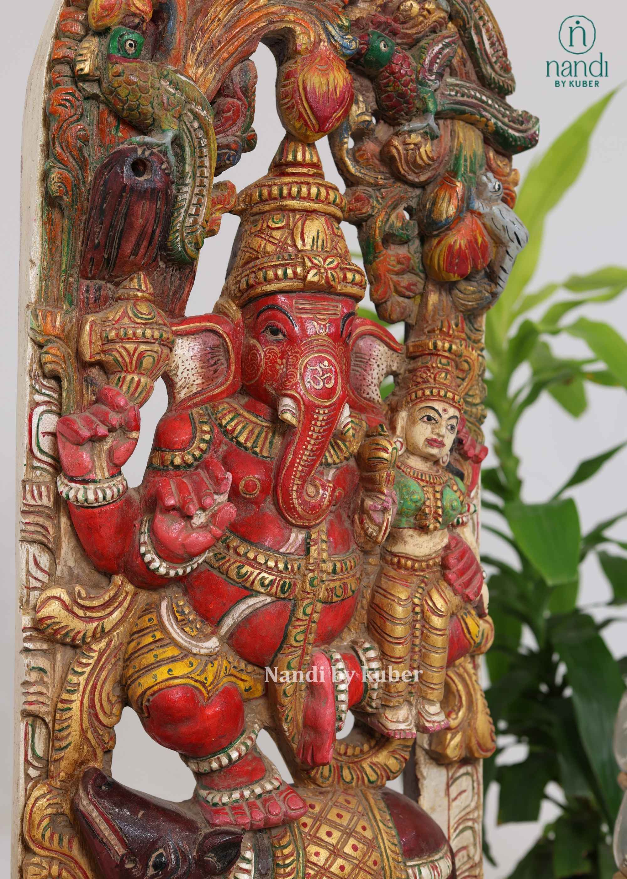 Wood Arch Ganesha - view 4