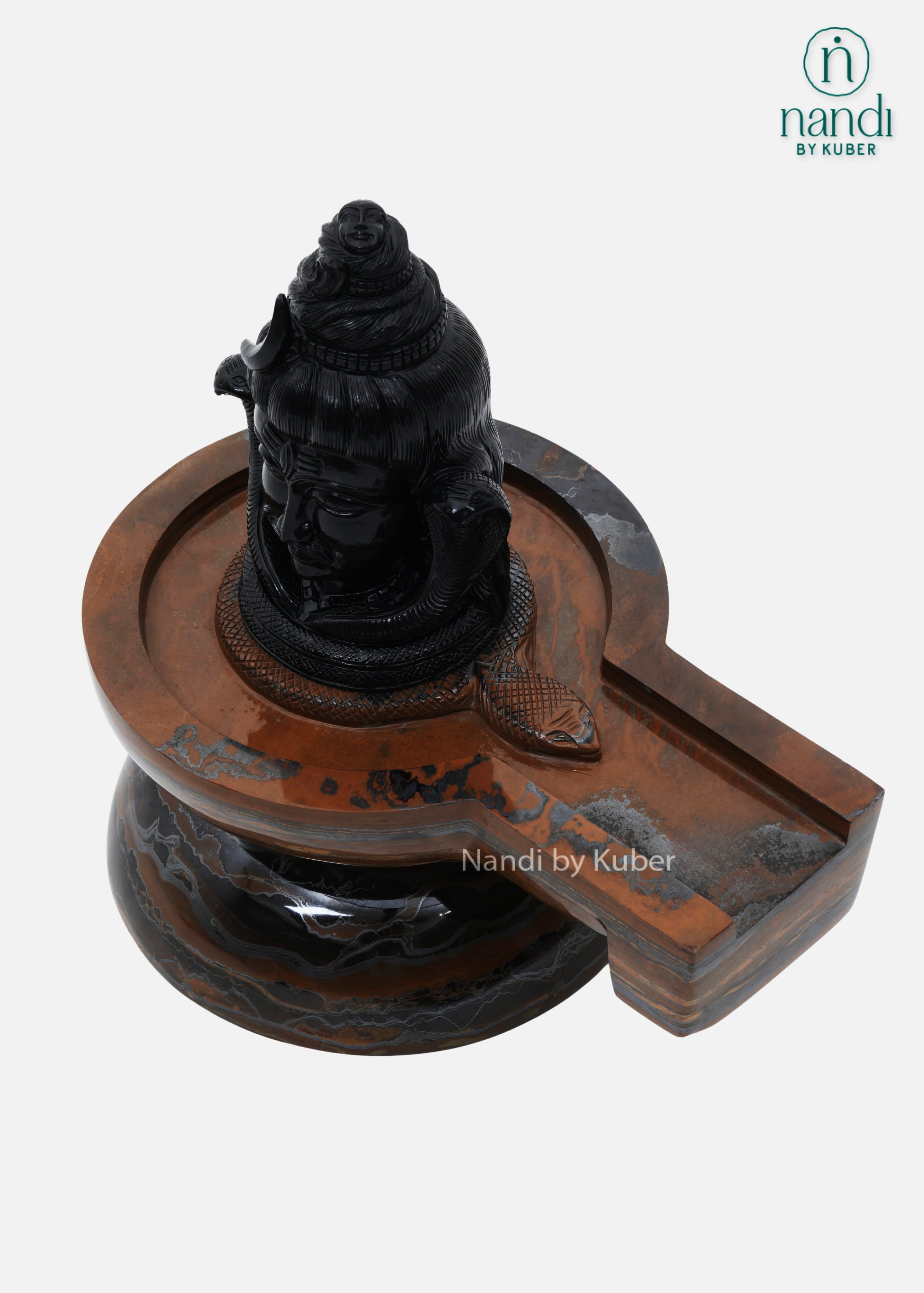 Tiger Eye Stone Shivling