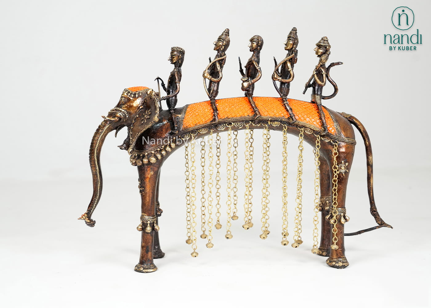 Brass Elephant Ramayan