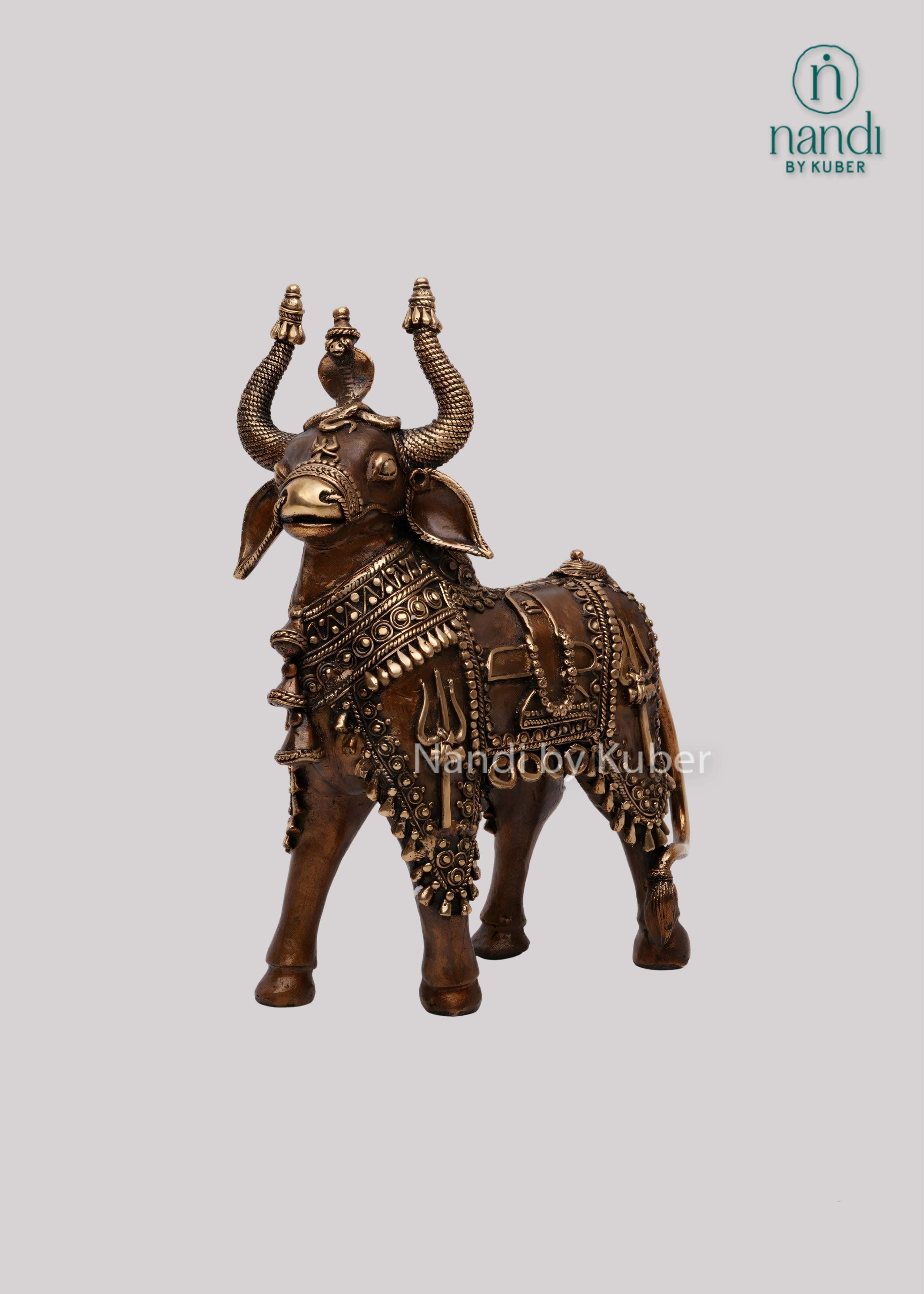 Brass Nandi Standing