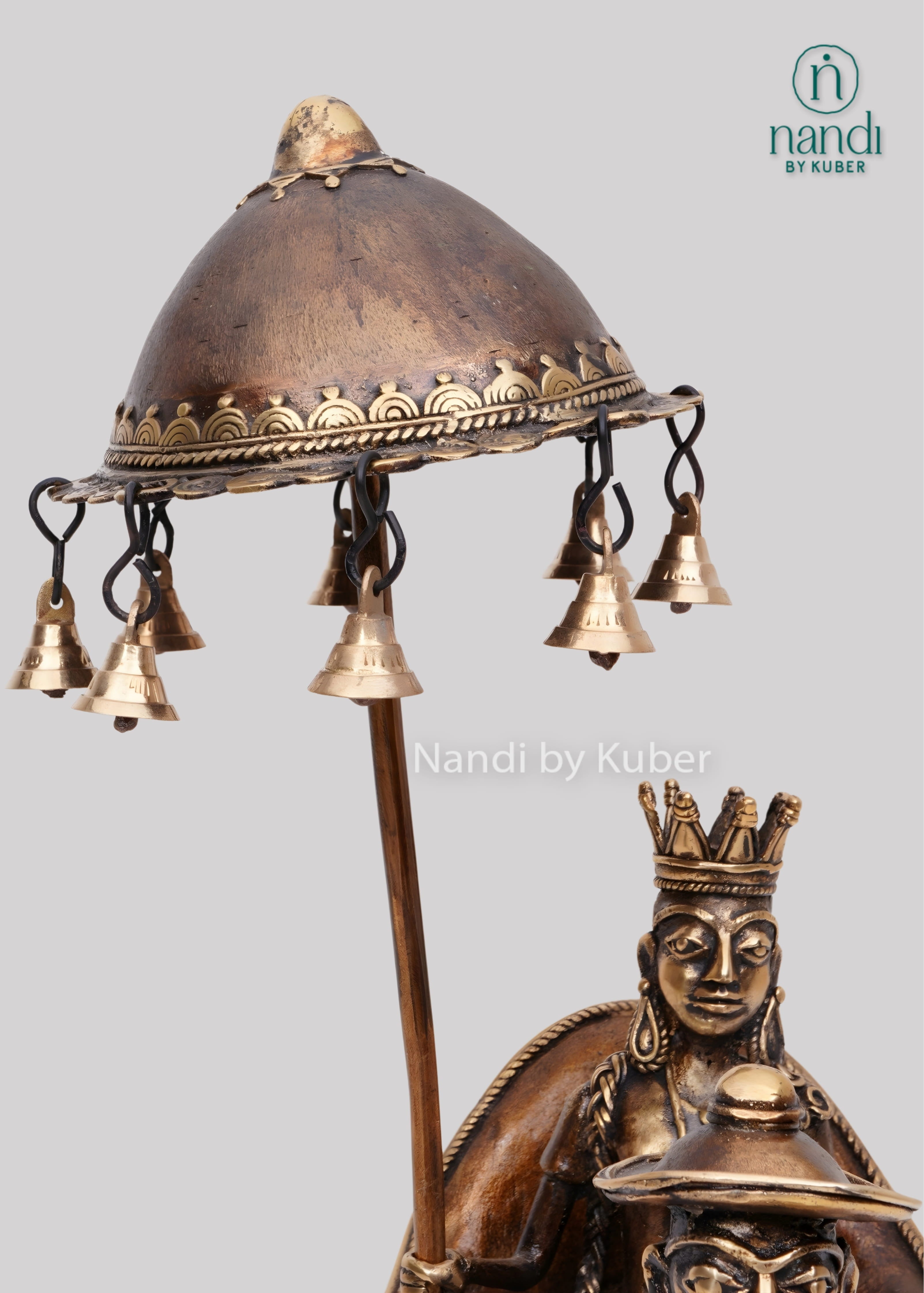 Brass Elephant Queen Sawari