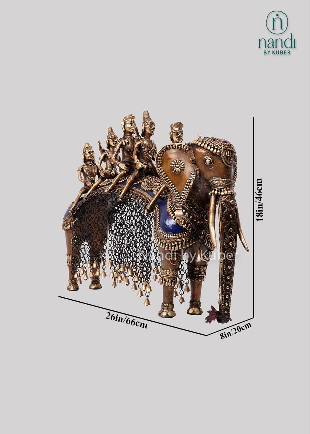 Brass Elephant Ram Darbar