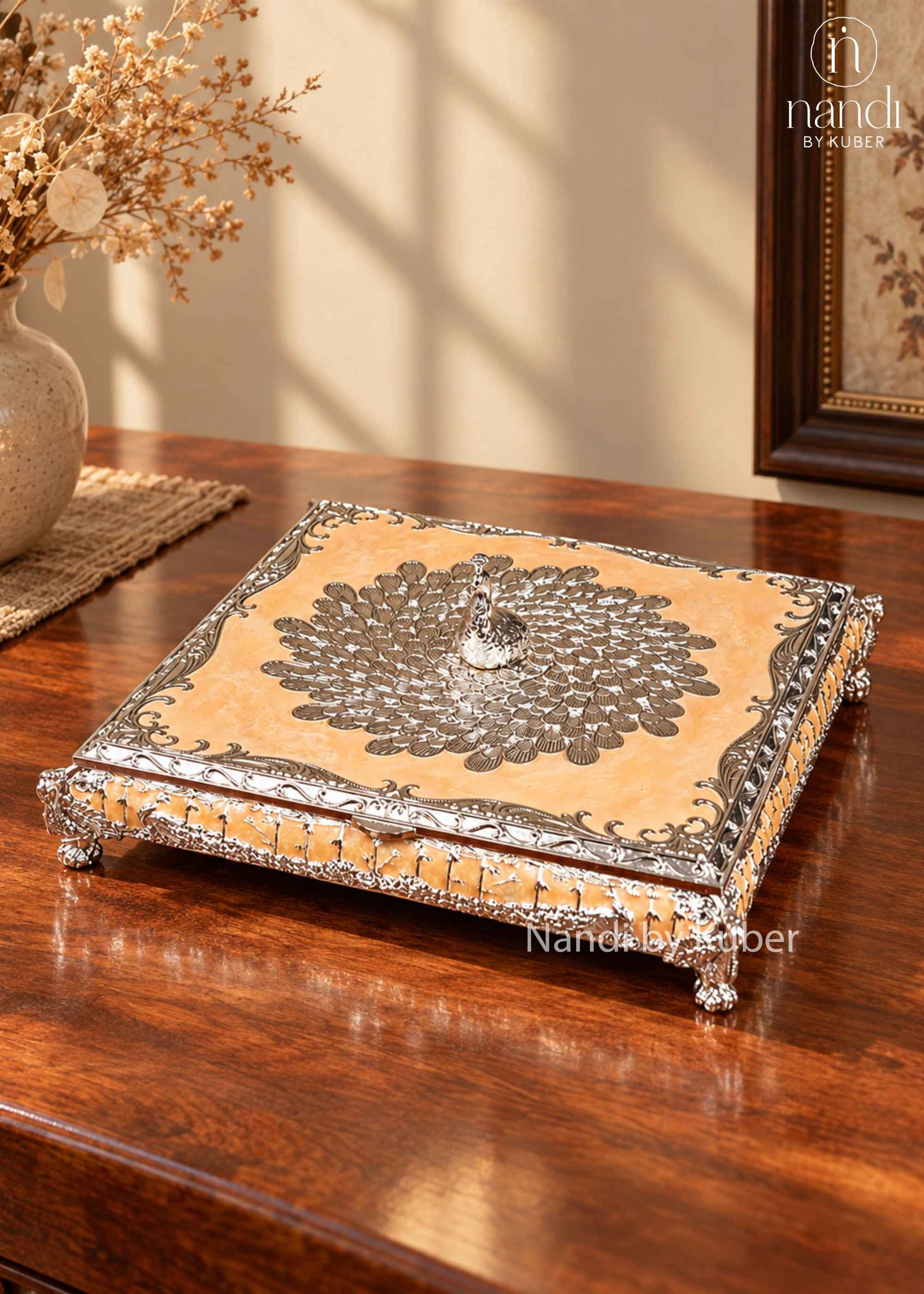 Metal Box Square Peach - view 1
