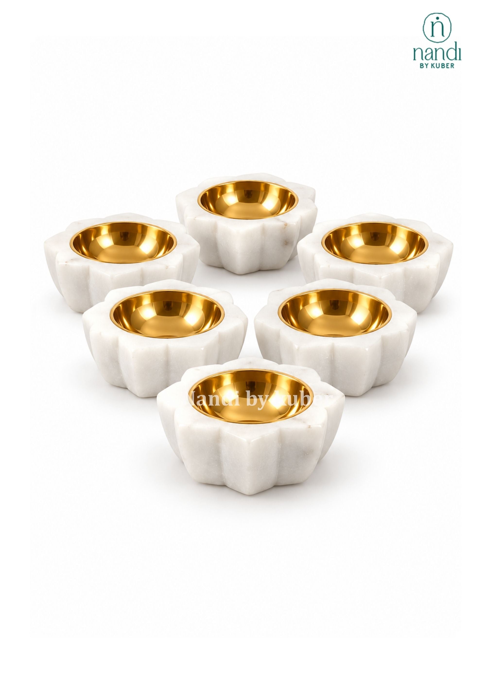 Marble Lotus Candle Stand Sunflower