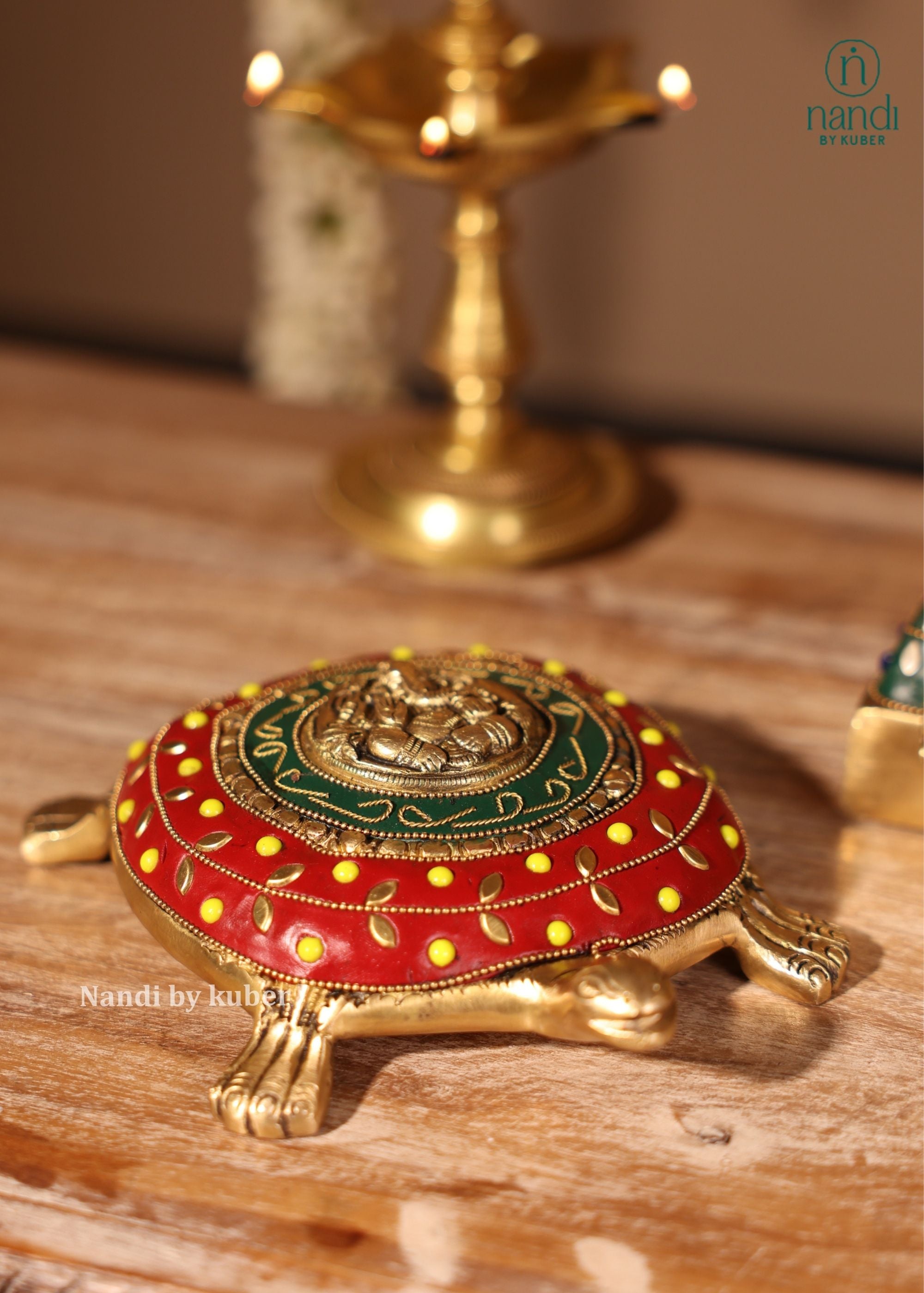 Brass Tortoise - front view